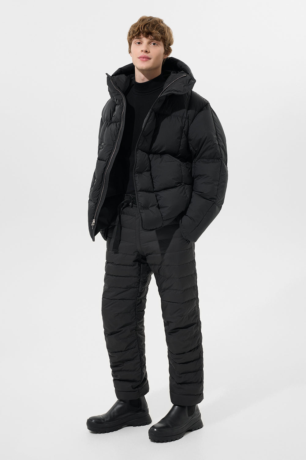 CARTER JACKET MAN MICRO BLACK