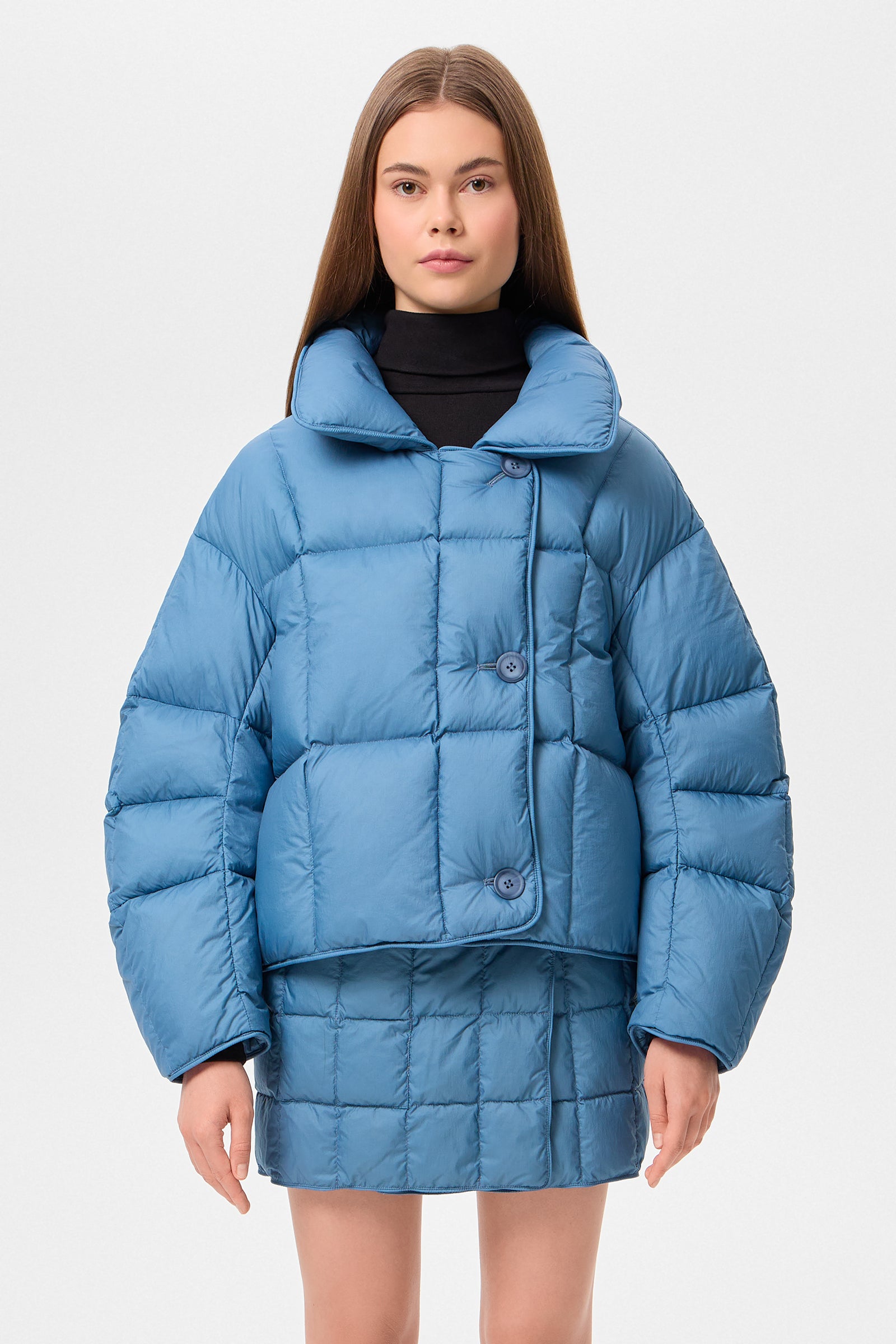 COZY CLOUD JACKET MICRO STONE BLUE
