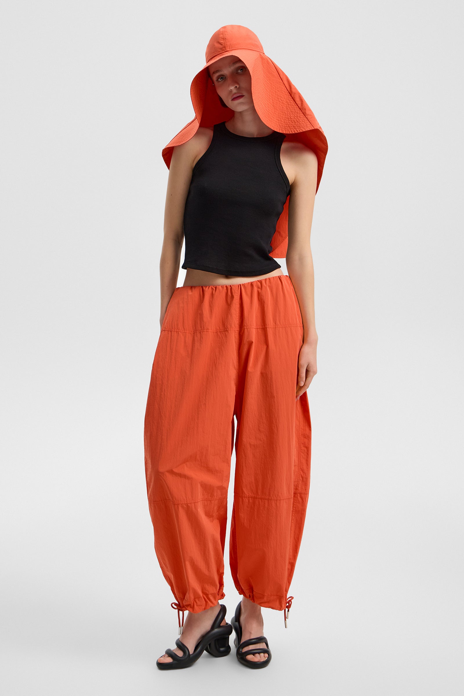 Light Balloon Pants Scooter Orange