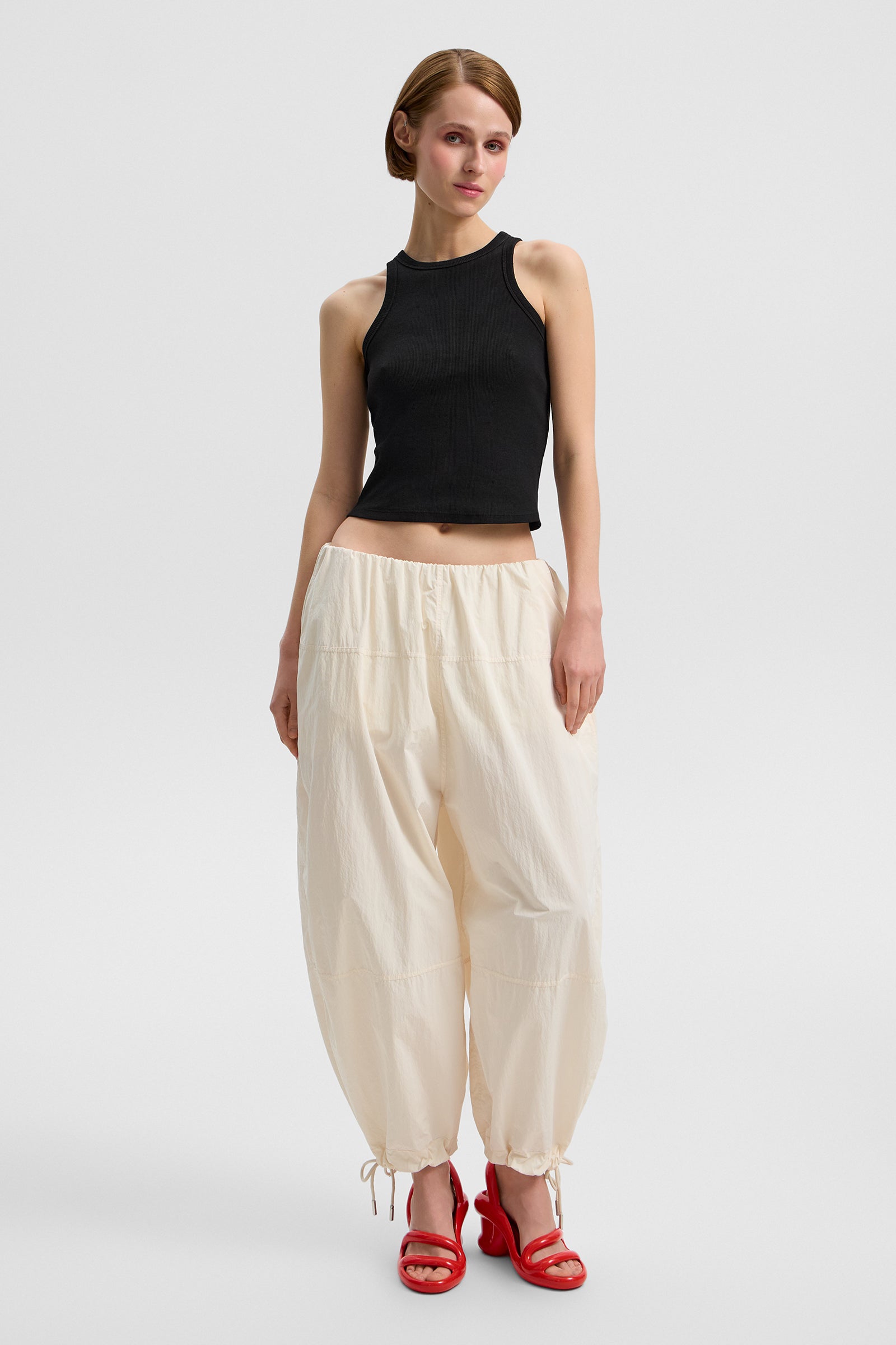 Light Balloon Pants Scooter White