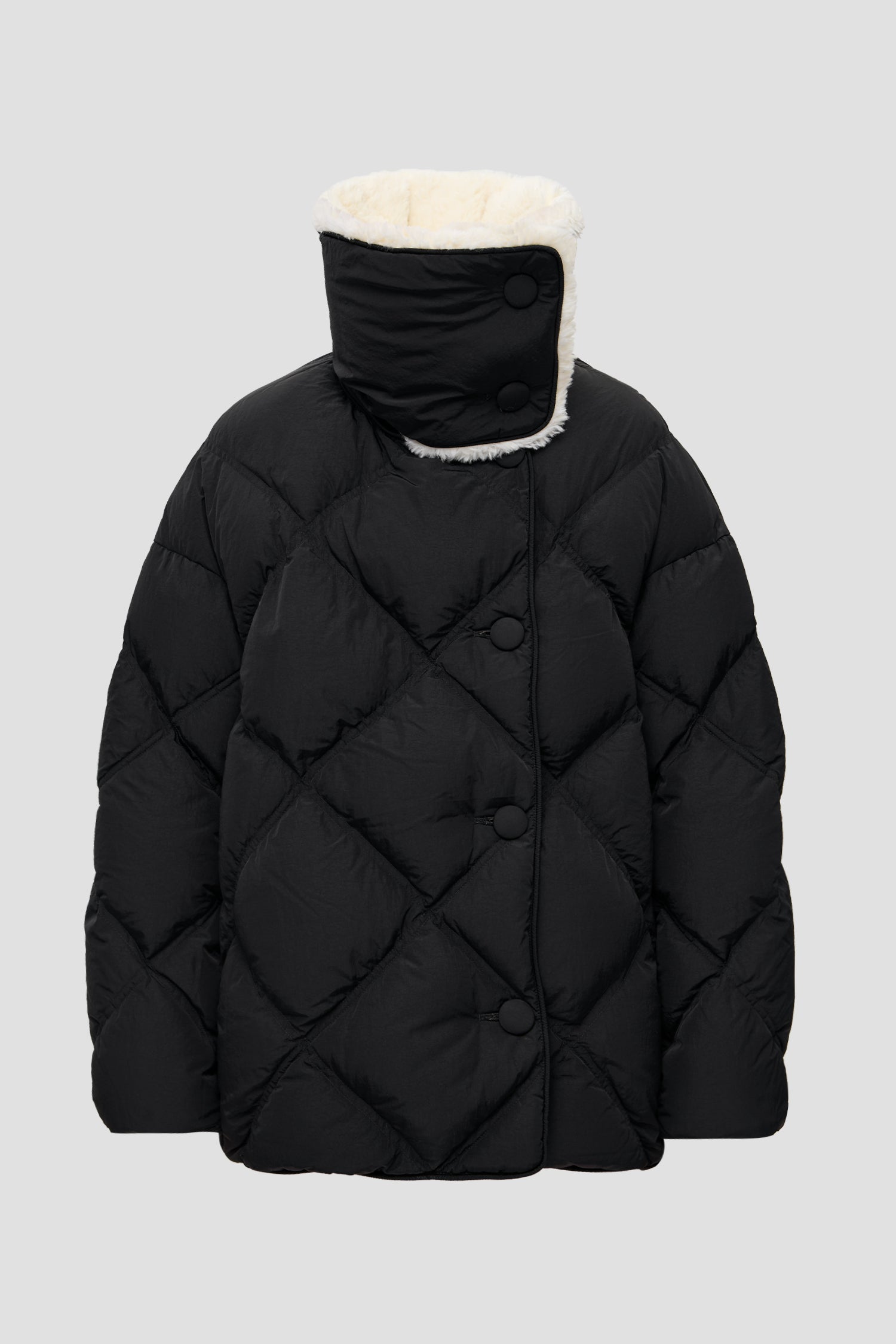 SHEARLING QUEEN ENNIO BLACK
