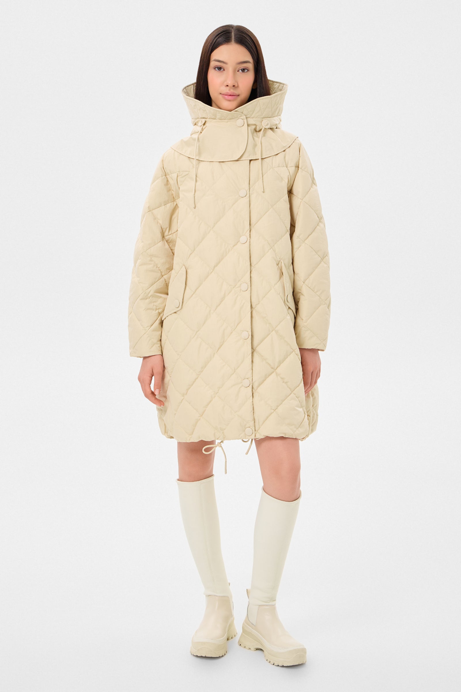 CYCLONE COAT ENNIO BEIGE