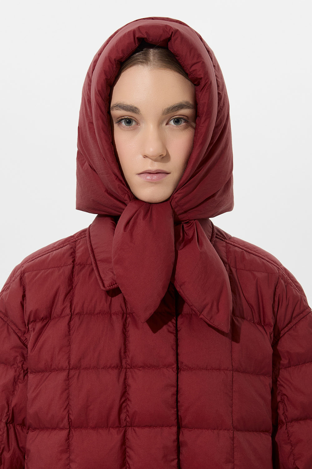 HUSTKA HOOD MICRO BURGUNDY