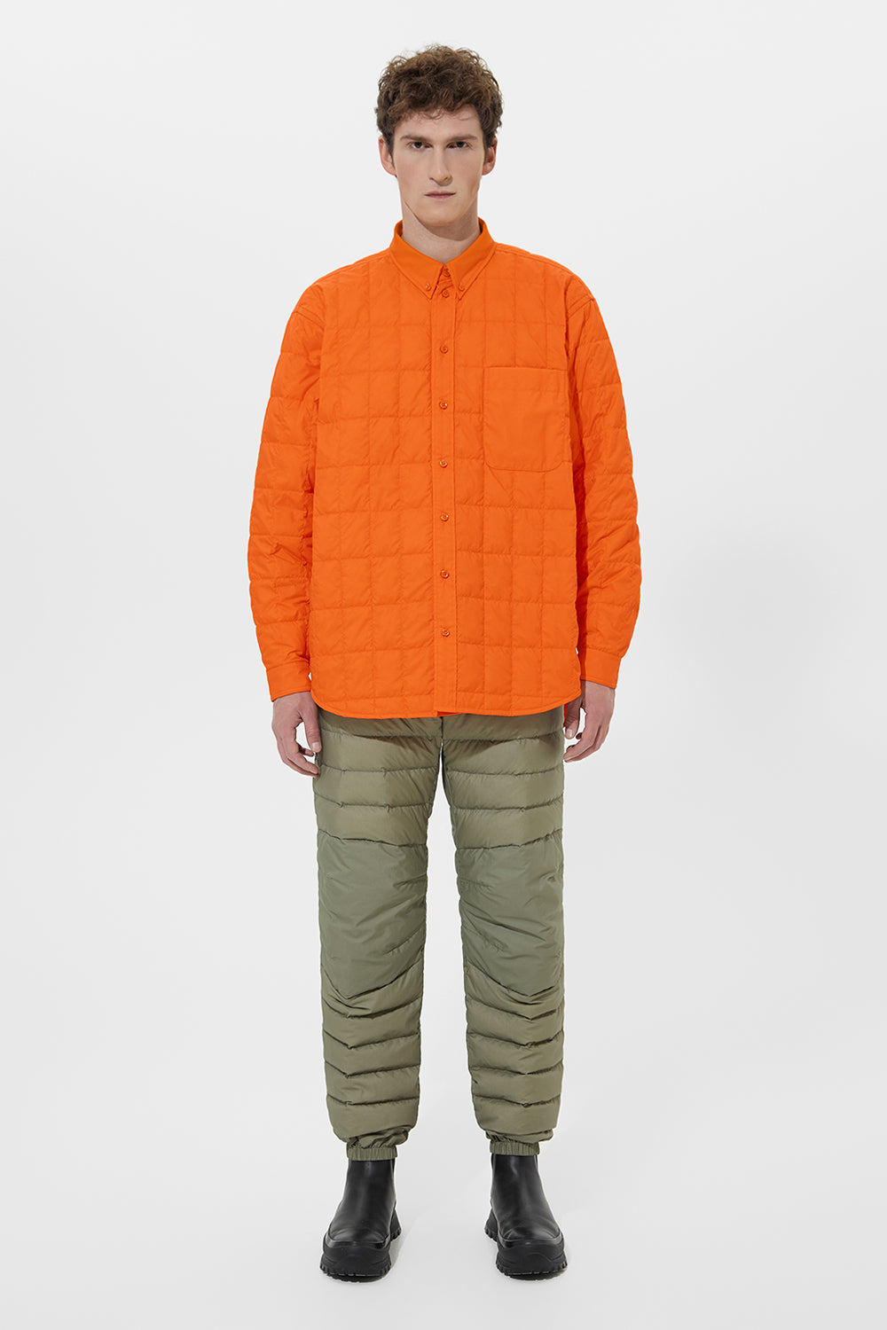 KALIK SHIRT MAN MICRO ORANGE