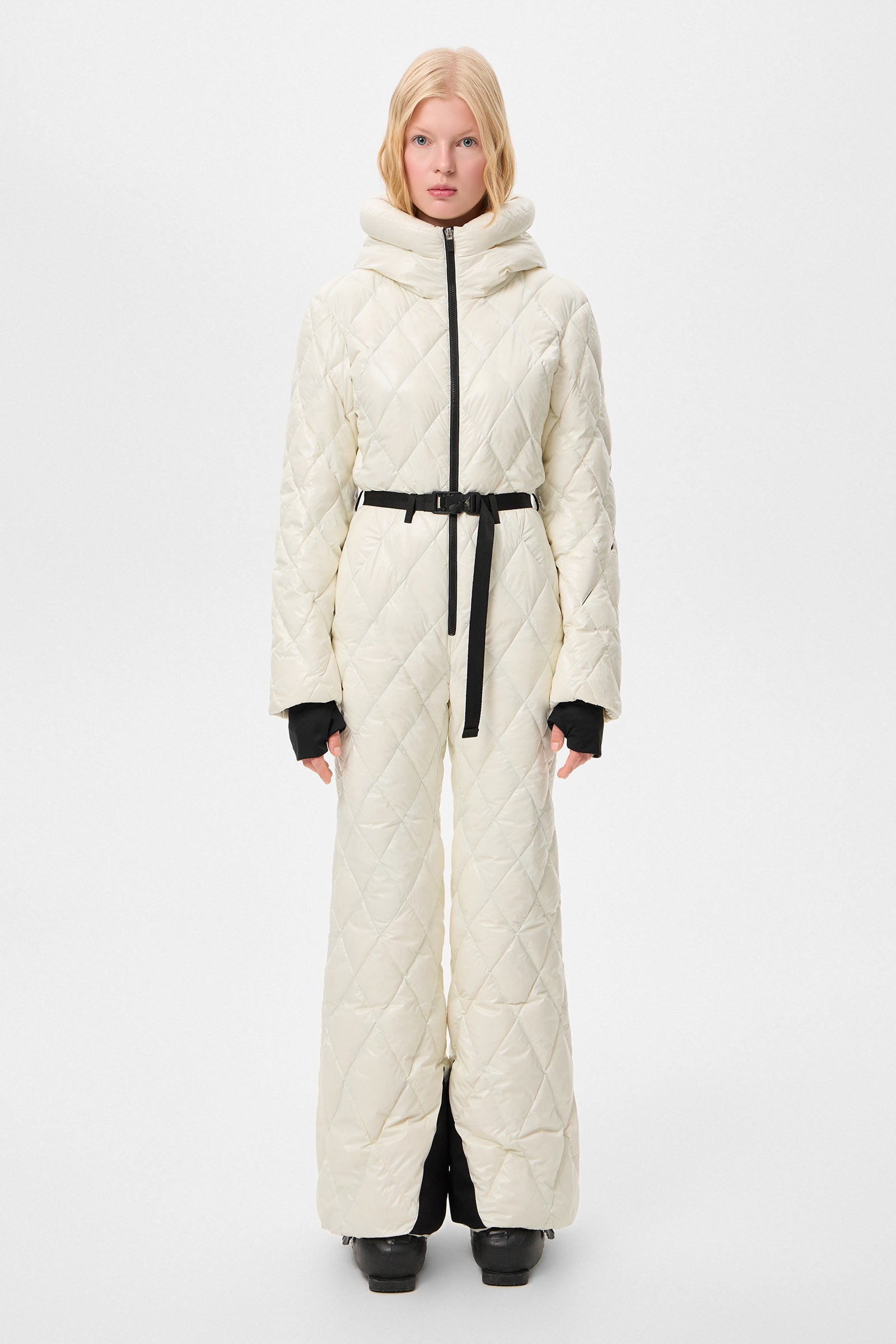APRES SKI OVERALL GLITTER WHITE