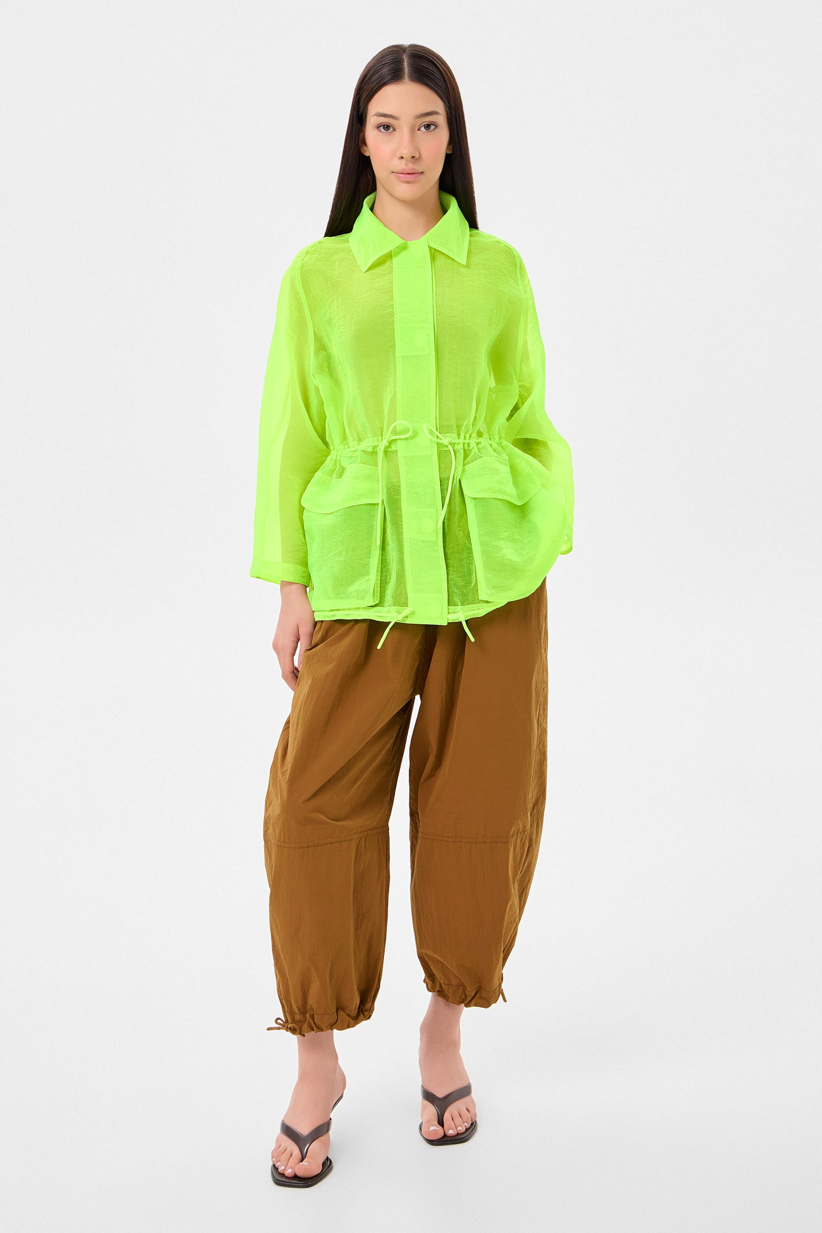 Cap Jacket Neon Yellow