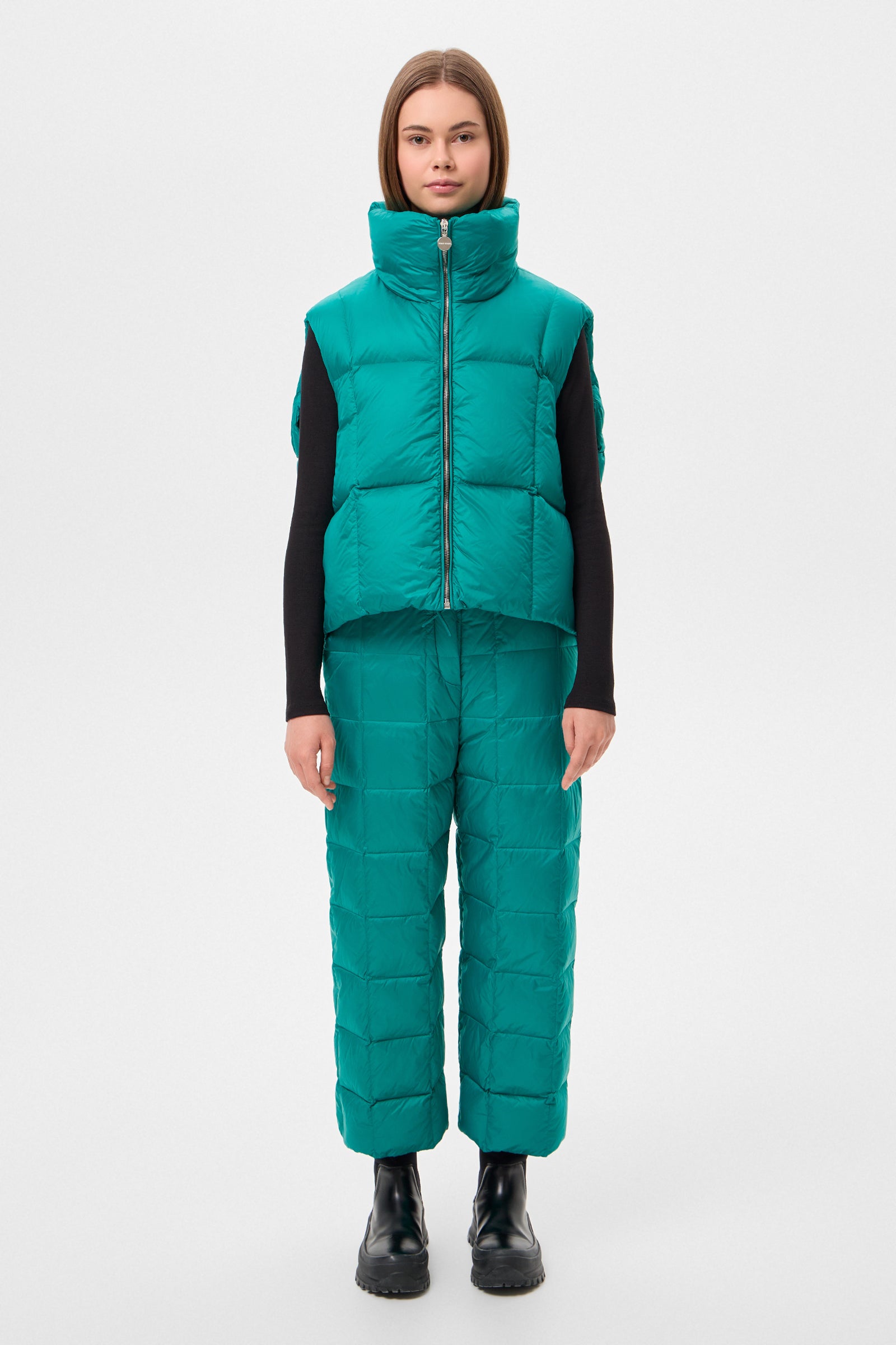 ZIP VEST LEON GREEN