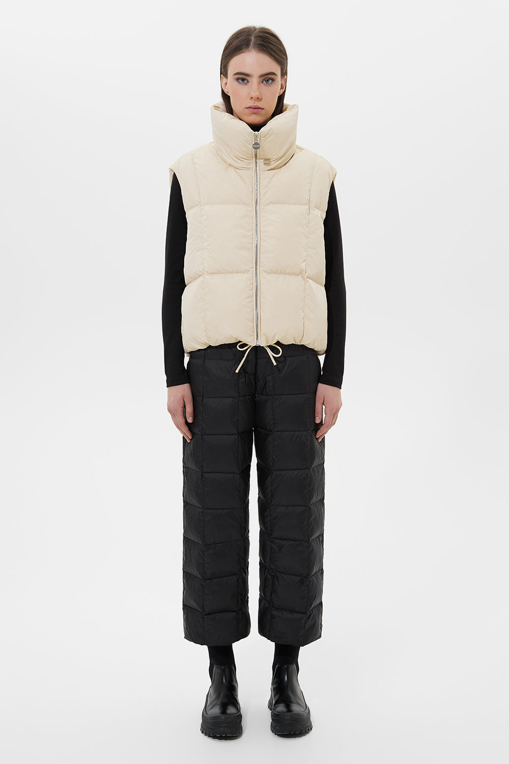 ZIP VEST ENNIO BEIGE