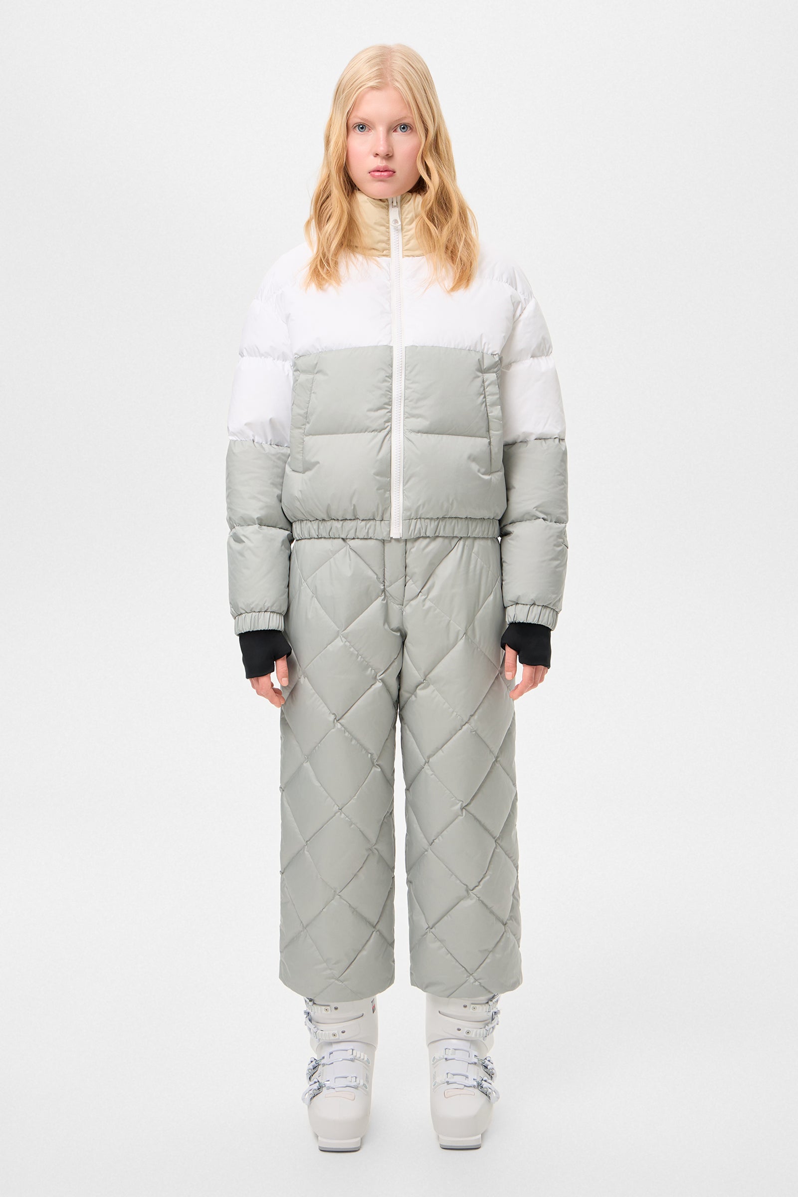 MULTI APRES SKI COOL JACKET TEC BEIGE + WHITE + GREY
