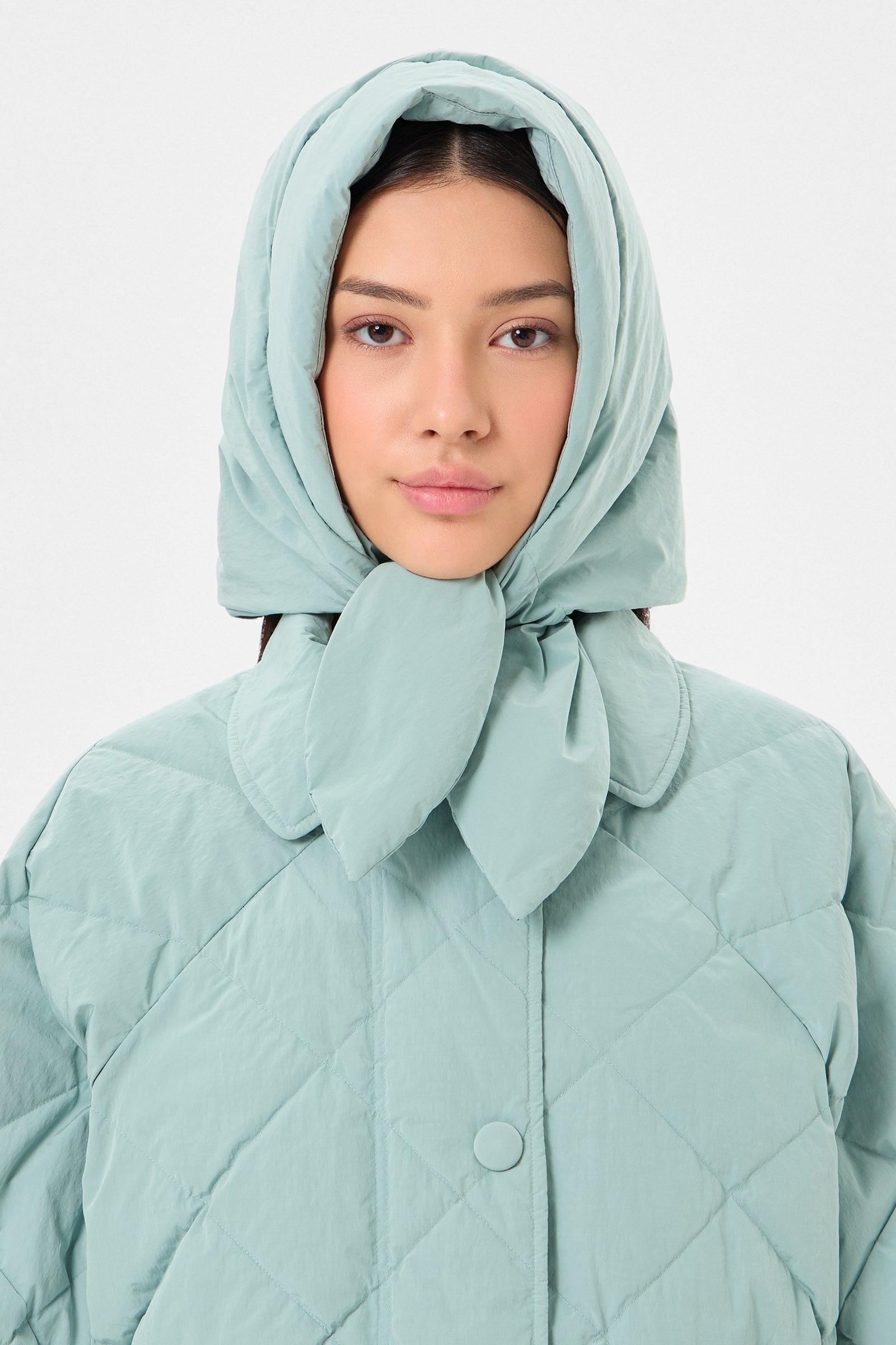 HUSTKA HOOD ENNIO TEAL