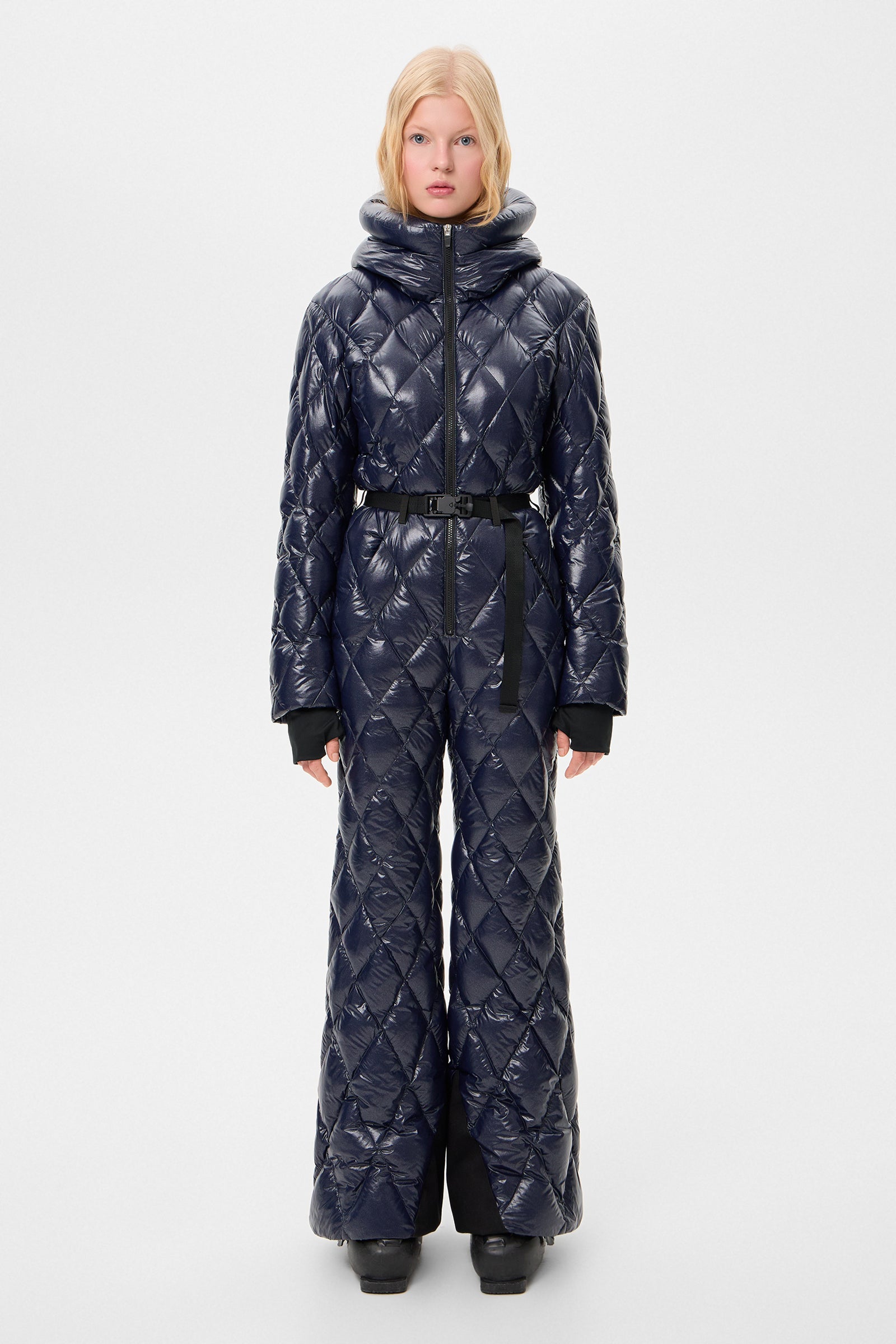 APRES SKI OVERALL GLITTER NAVY