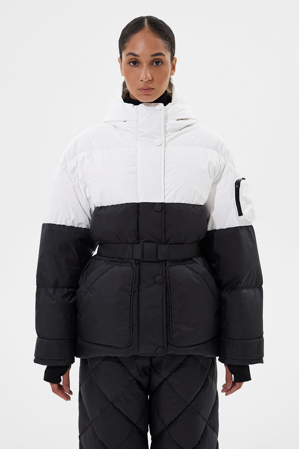 Apres Ski Michlin Jacket Tec White + Tec Black