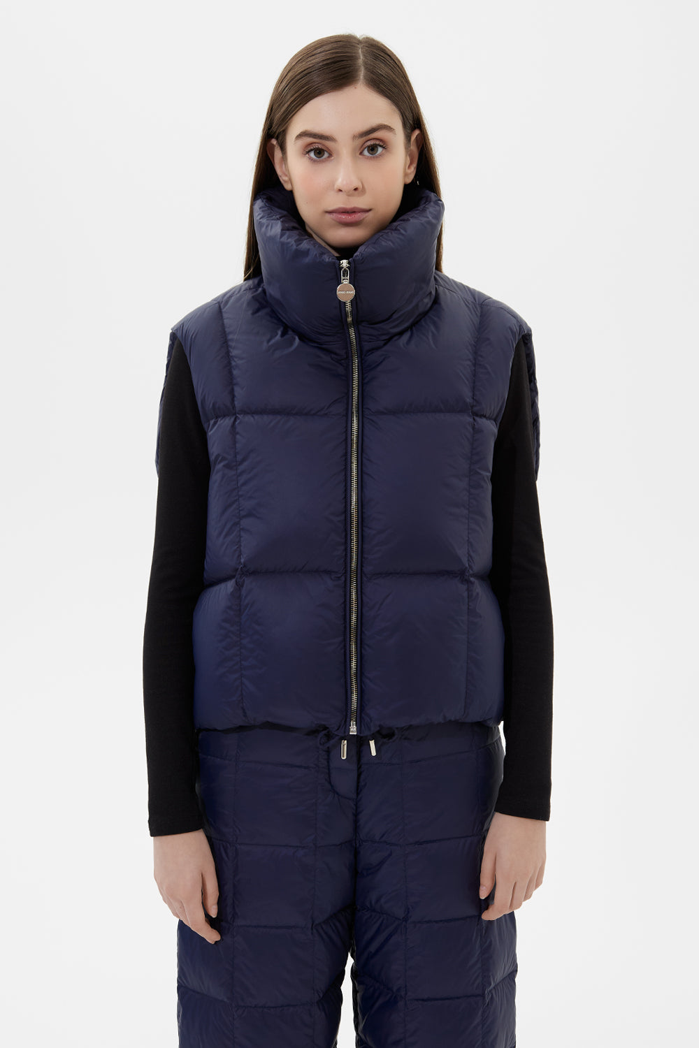 Zip Vest Leon Navy