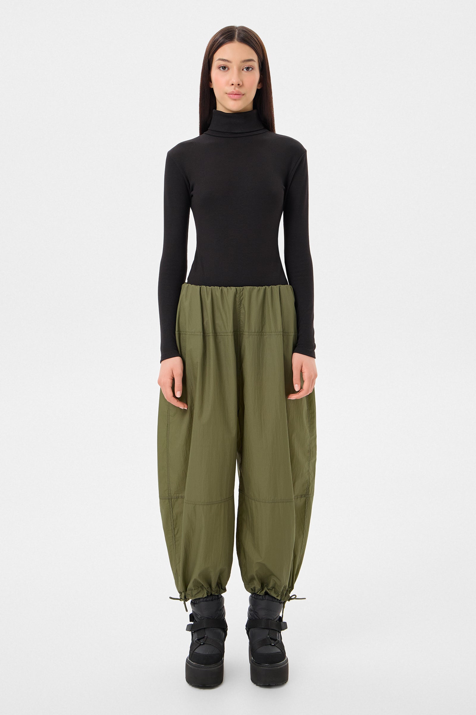BALLOON PANTS KETCHUP KHAKI