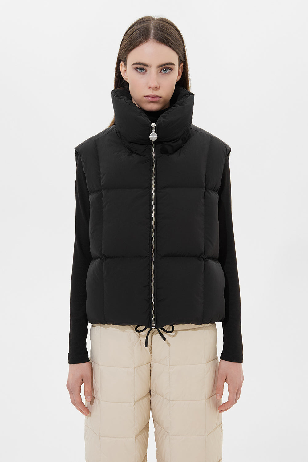 ZIP VEST ENNIO BLACK