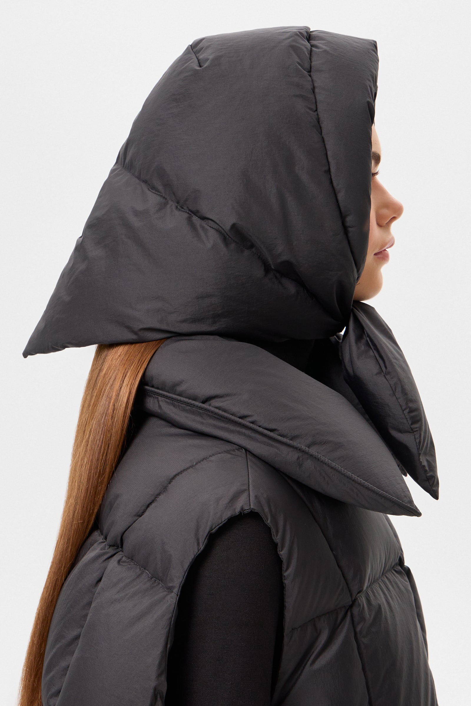 HUSTKA HOOD MICRO BLACK
