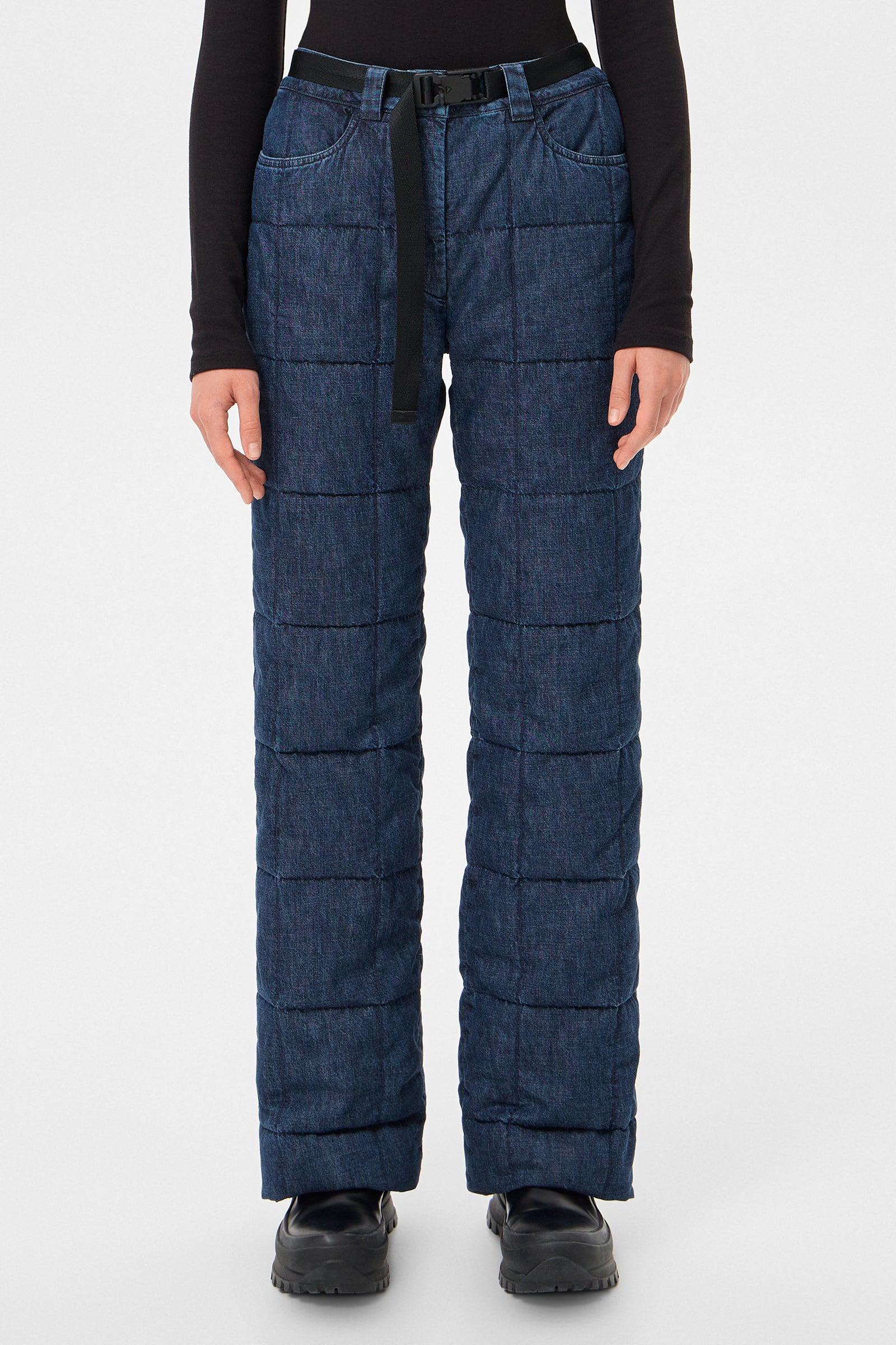 DENIM CHALET PANTS BLUE