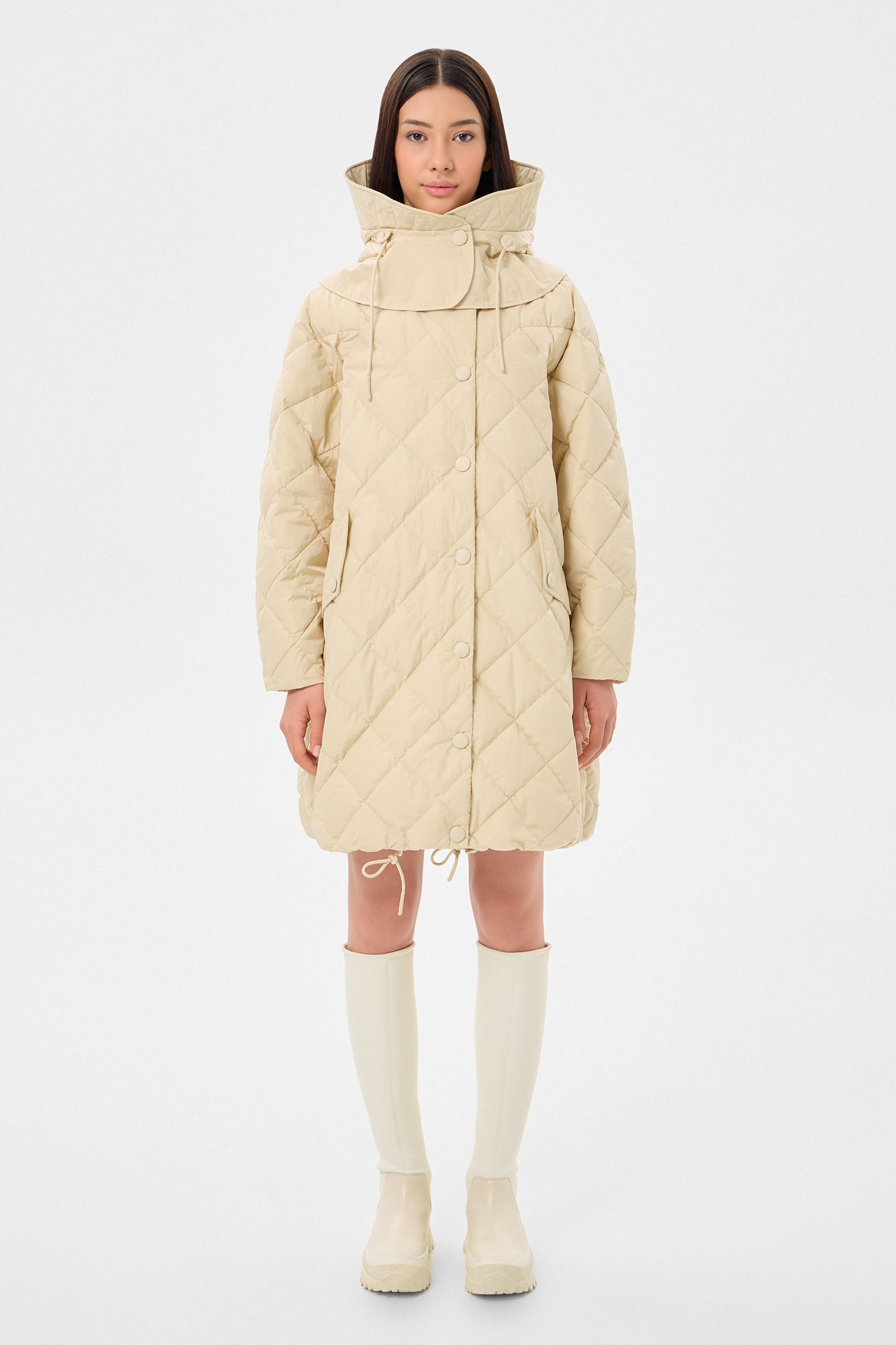 CYCLONE COAT ENNIO BEIGE