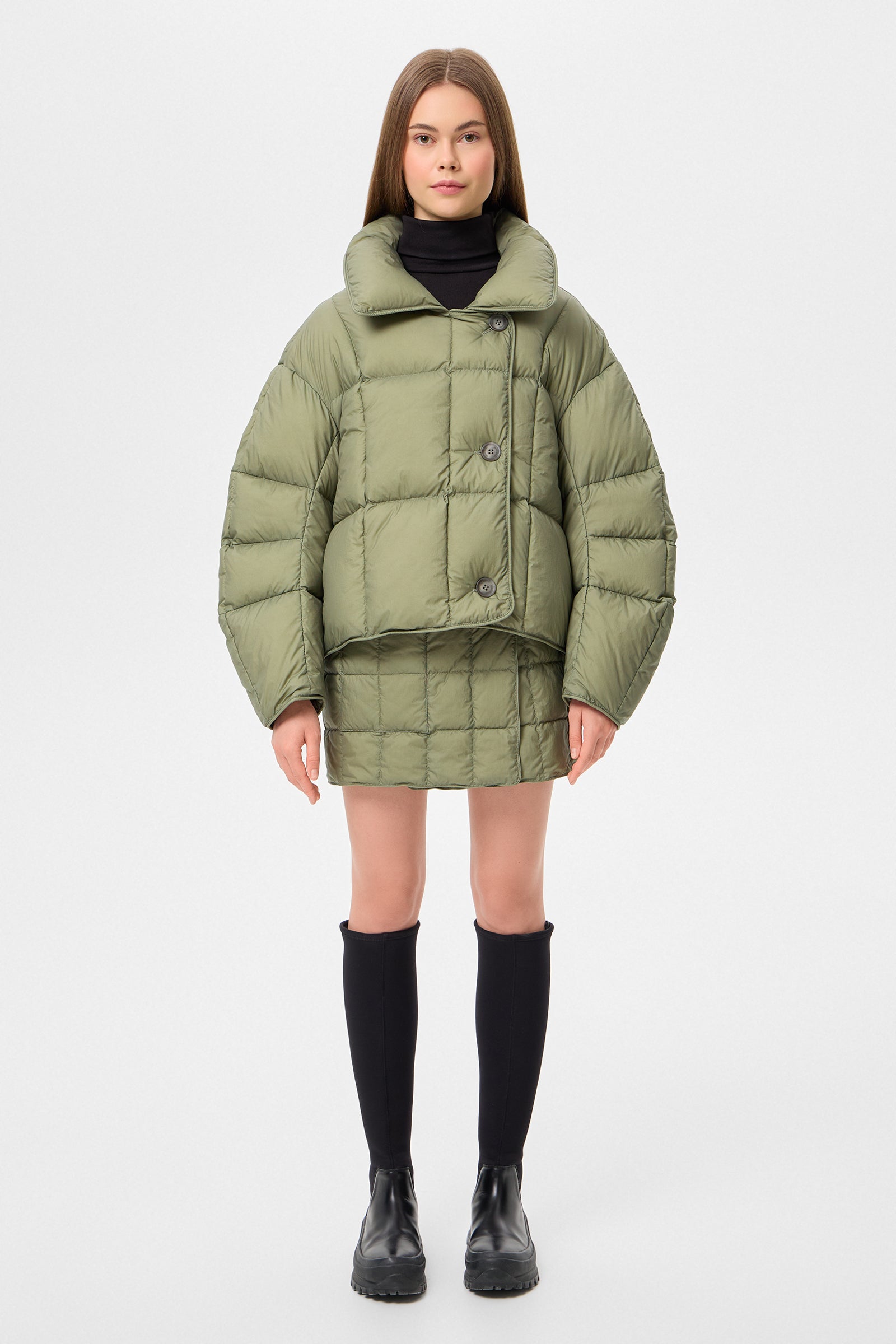 COZY CLOUD JACKET MICRO OLIVE GREEN