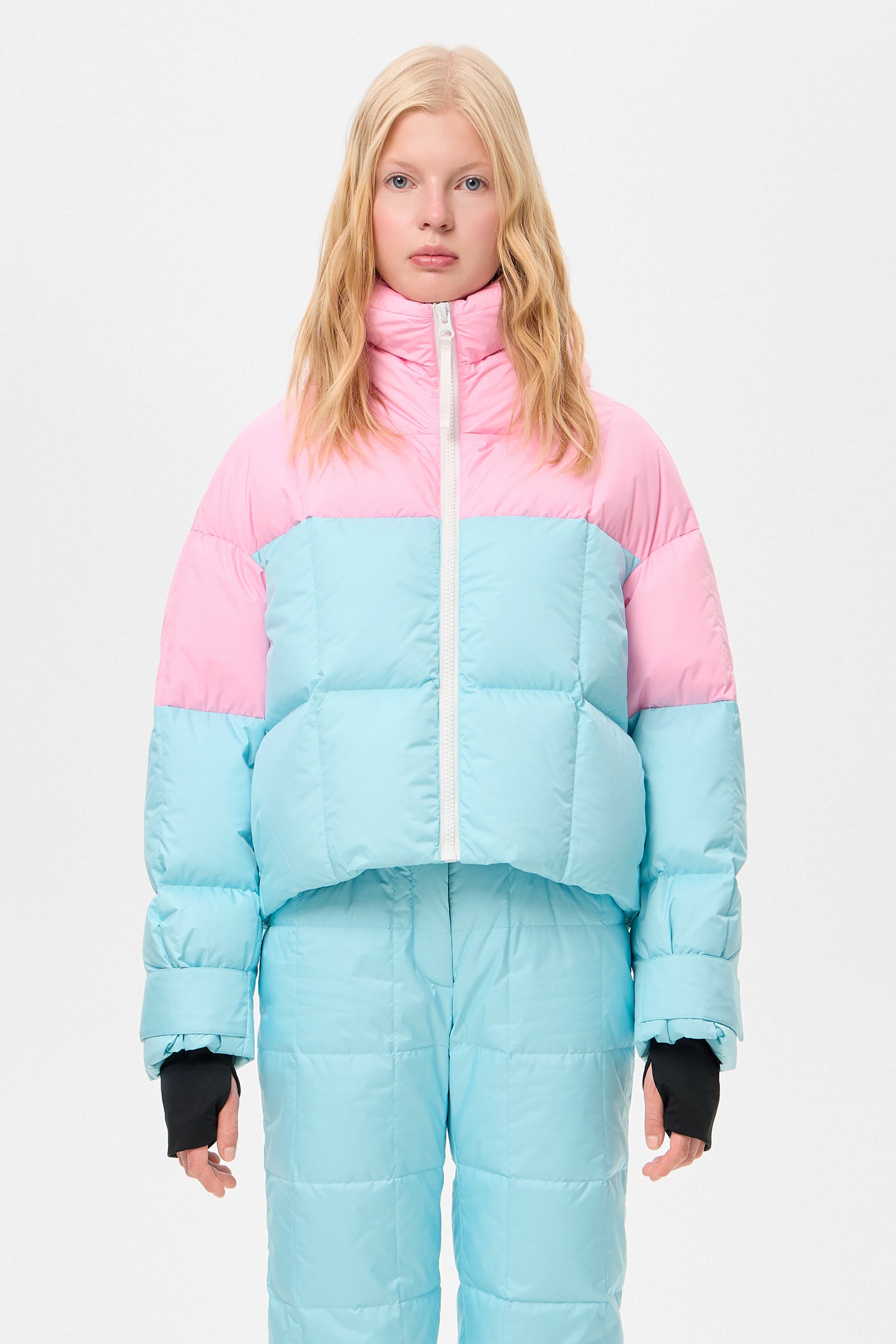 DOUBLE APRES SKI WENDY JACKET TEC PINK + AQUA