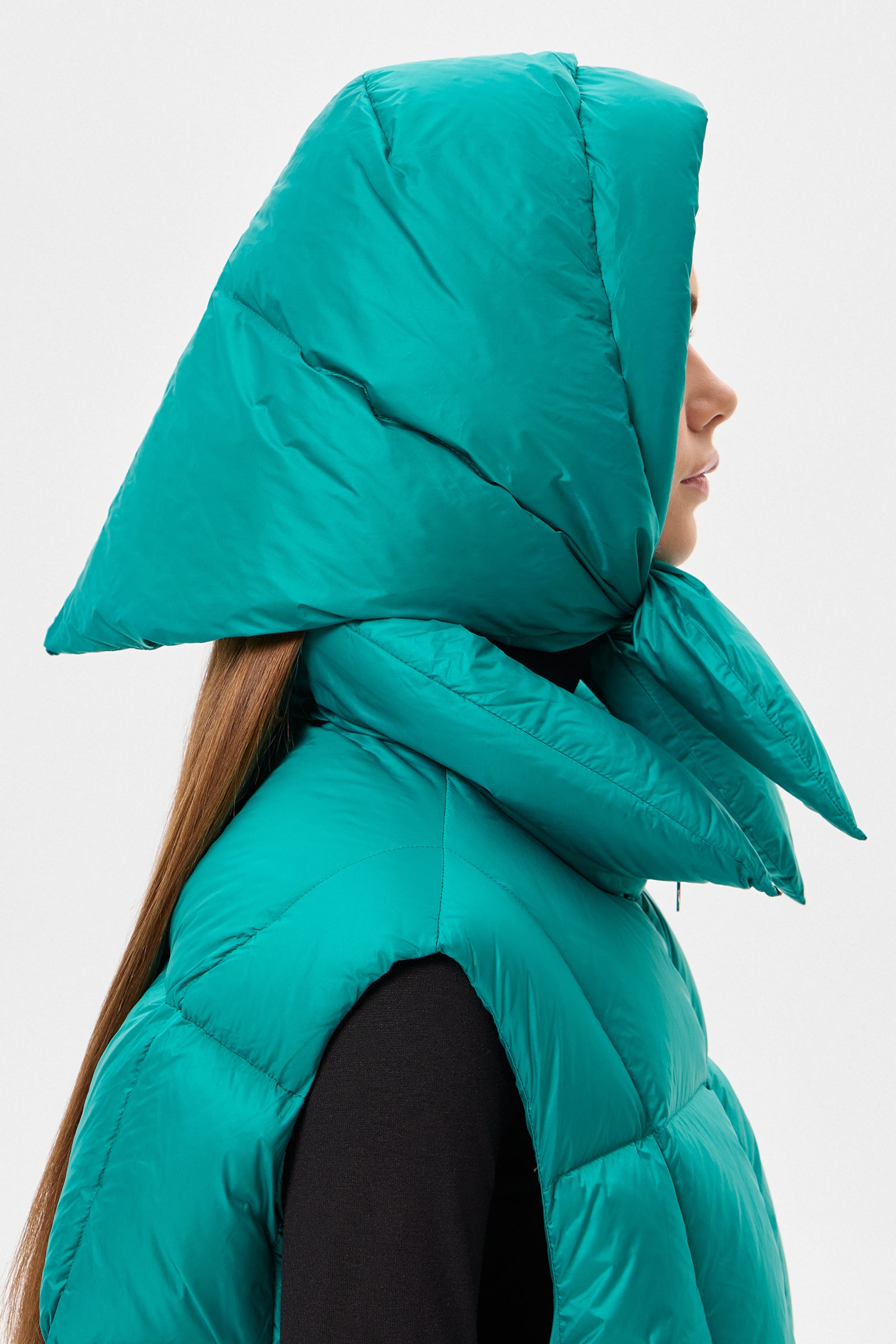 HUSTKA HOOD LEON GREEN