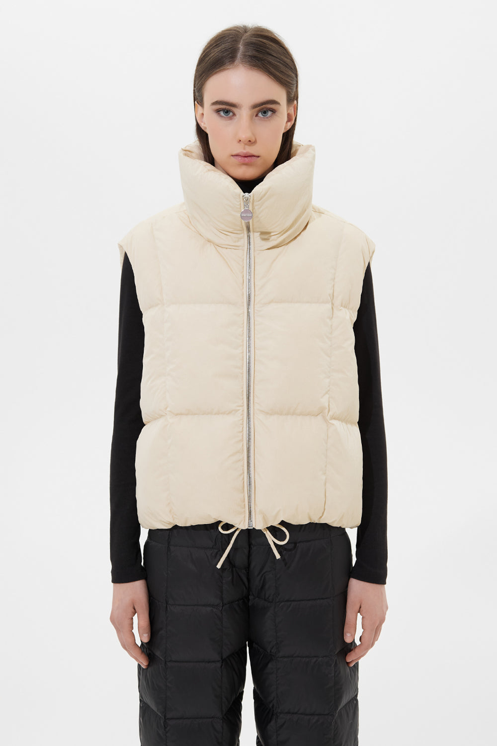 ZIP VEST ENNIO BEIGE