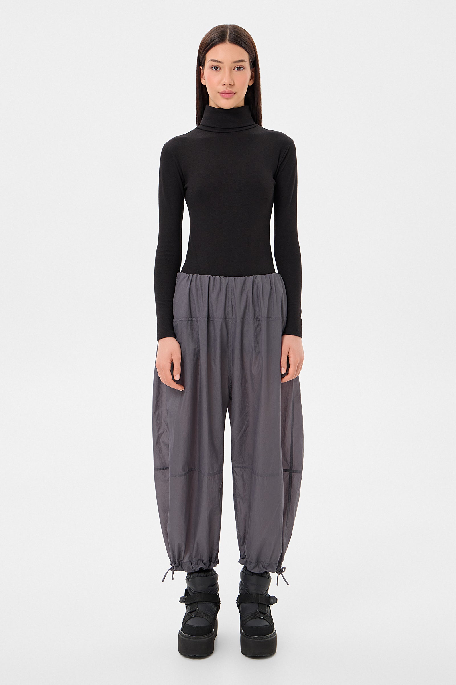 BALLOON PANTS KETCHUP GREY