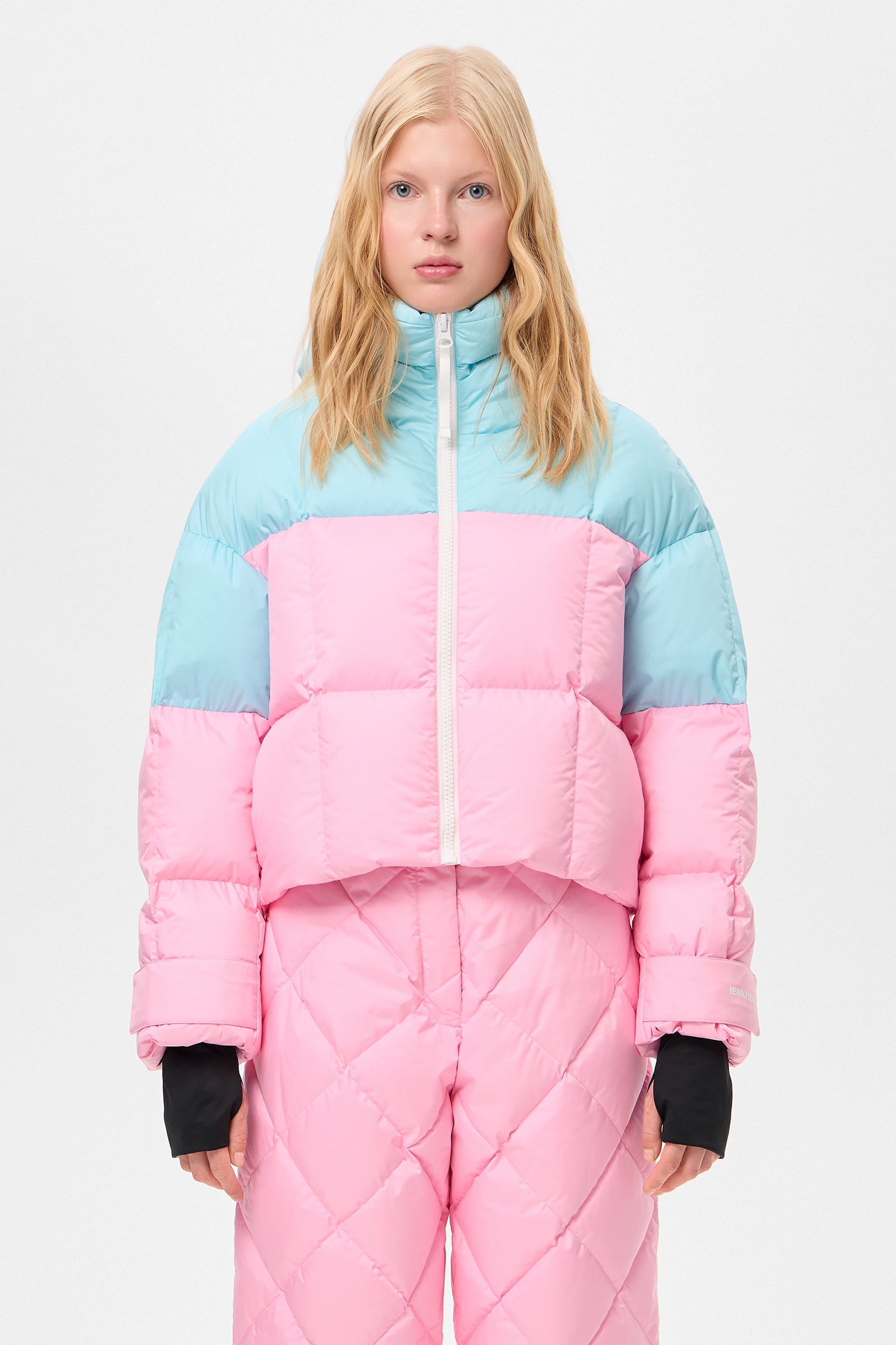 DOUBLE APRES SKI WENDY JACKET TEC AQUA + PINK