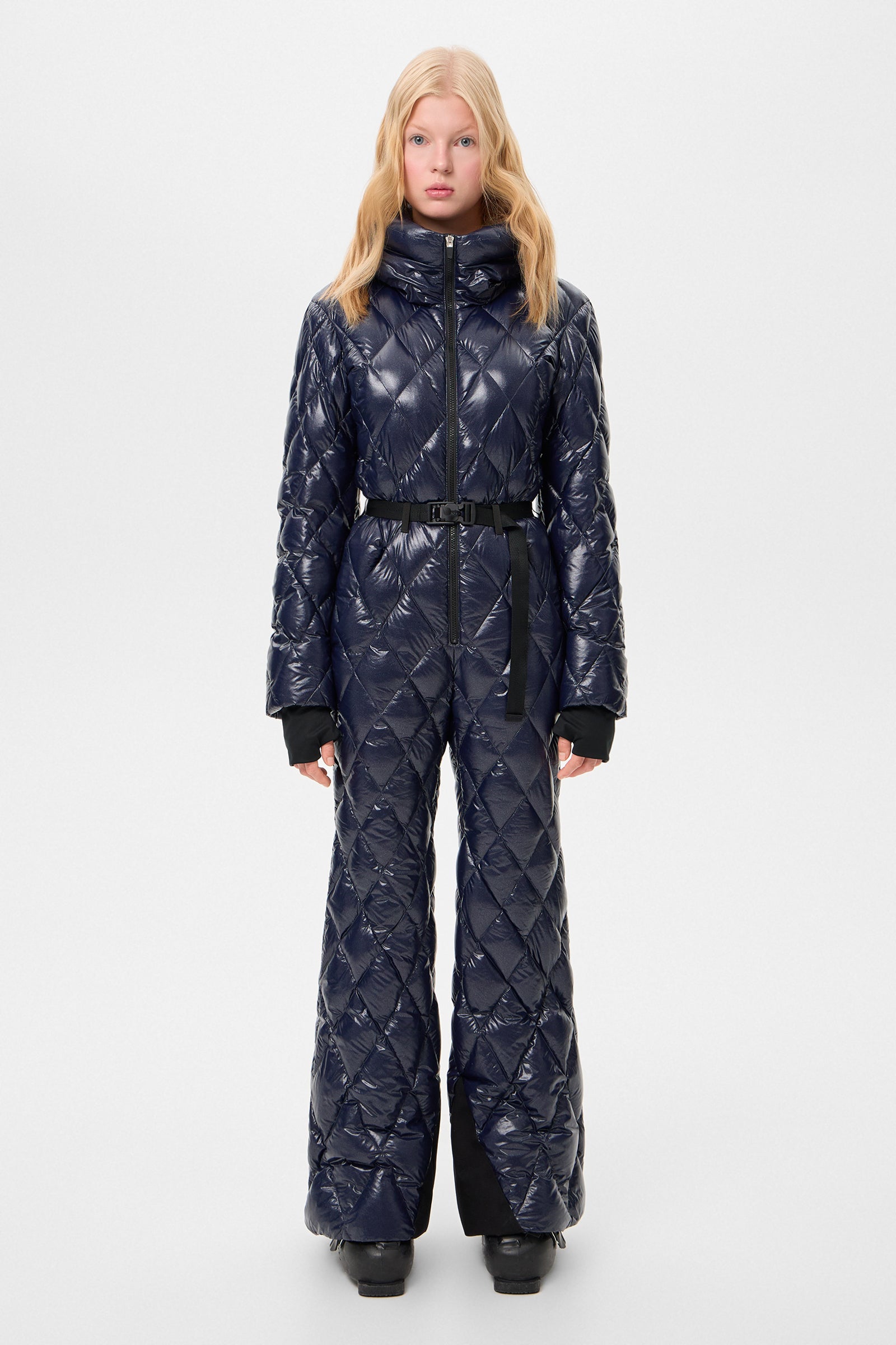 APRES SKI OVERALL GLITTER NAVY