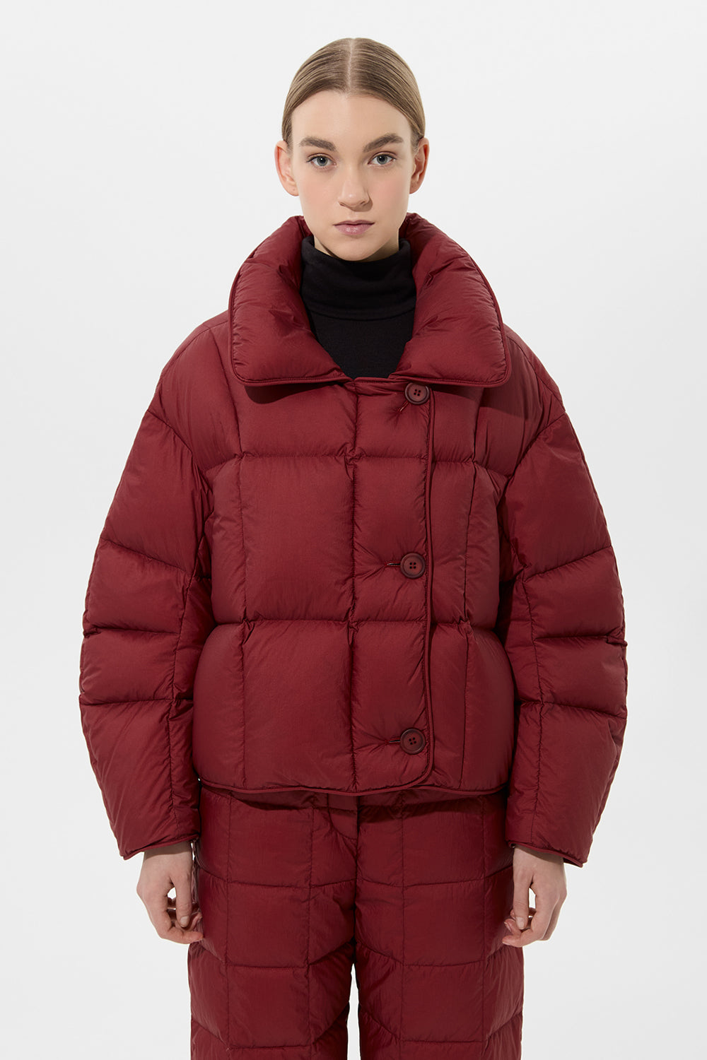 COZY CLOUD JACKET_MICRO BURGUNDY