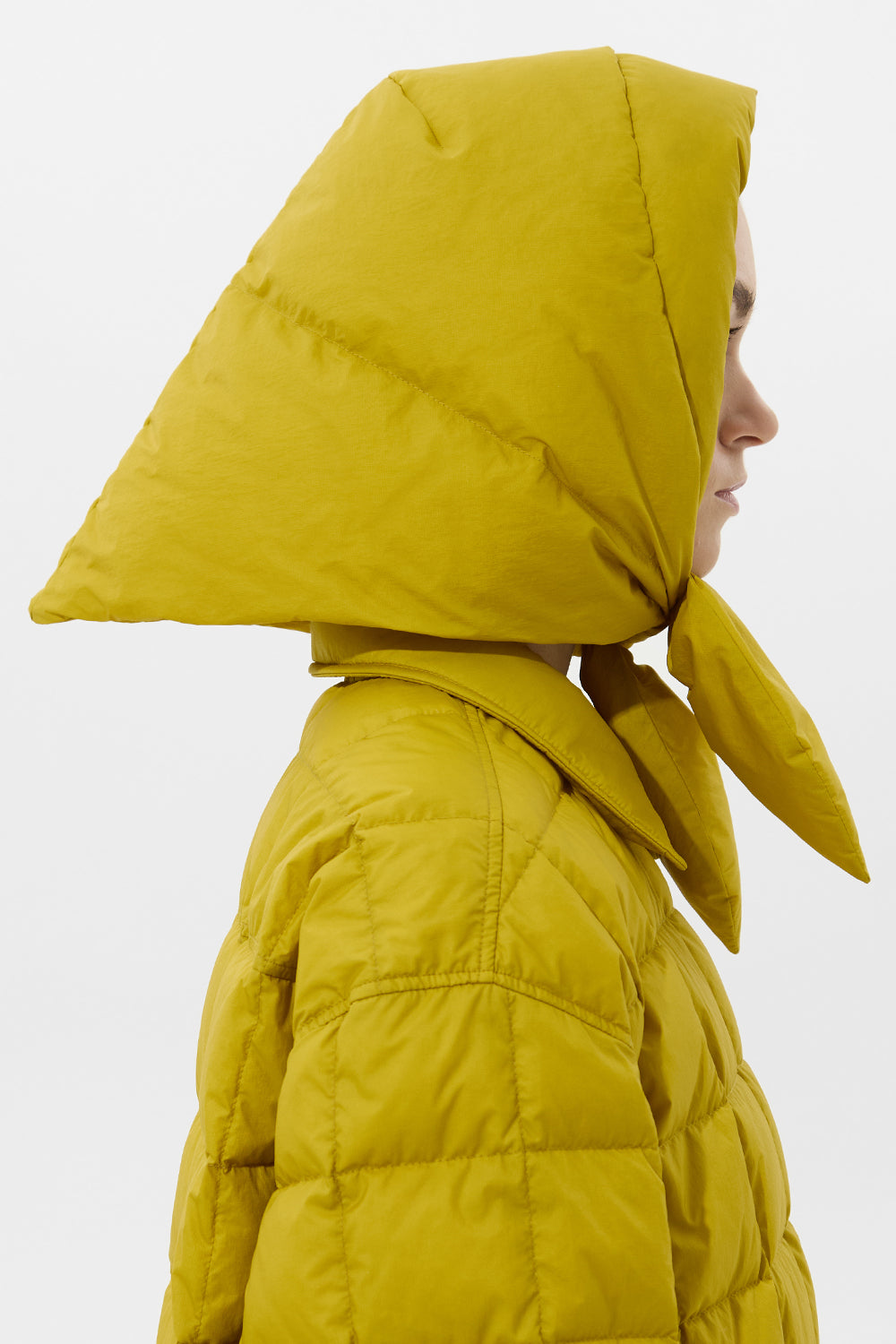 HUSTKA HOOD MICRO MUSTARD