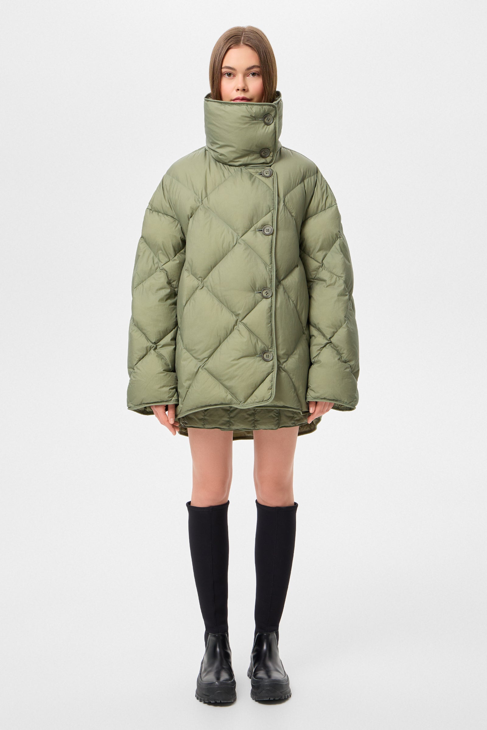 COZY QUEEN MICRO OLIVE GREEN