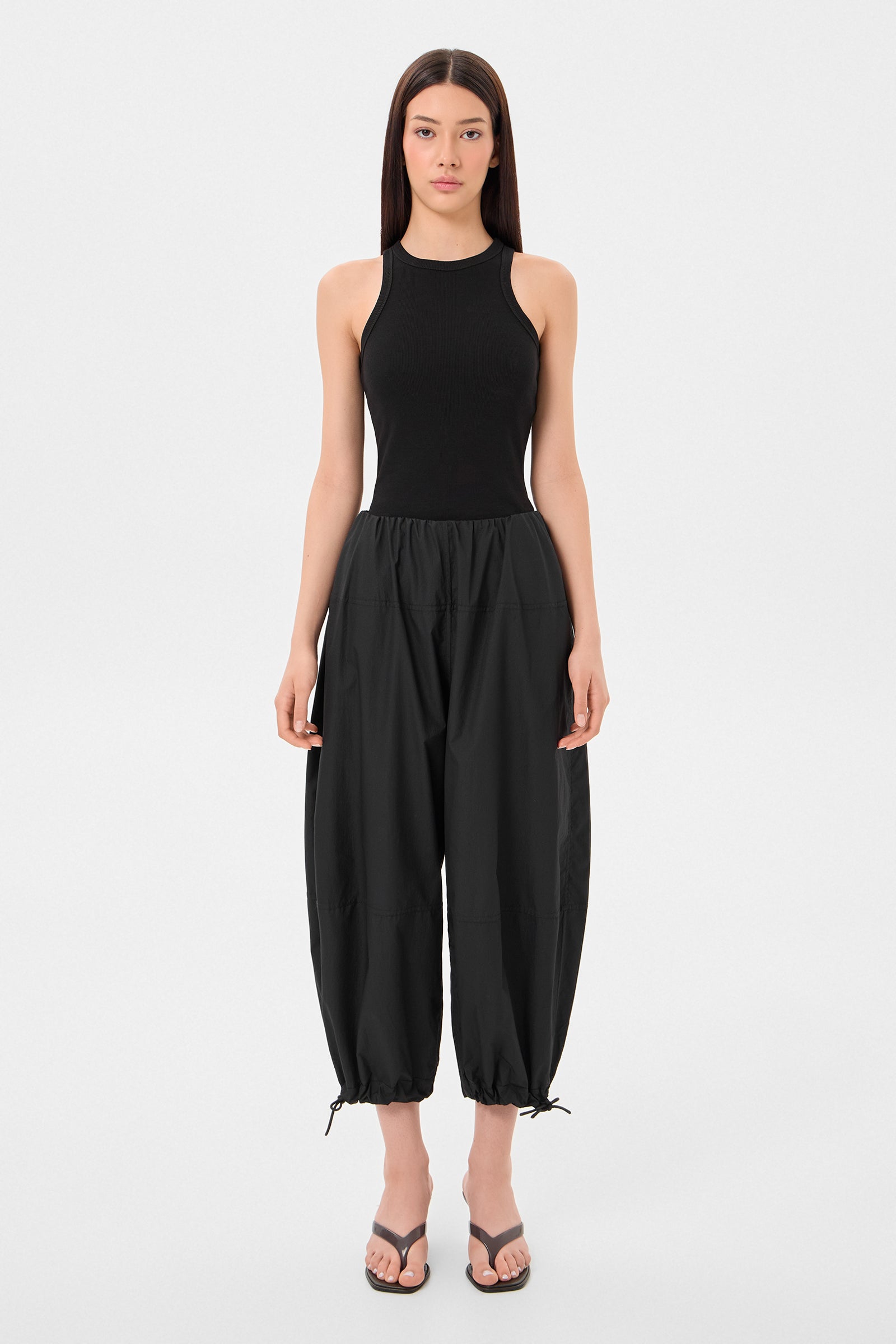 Light Ballon Pants Ketchup Black