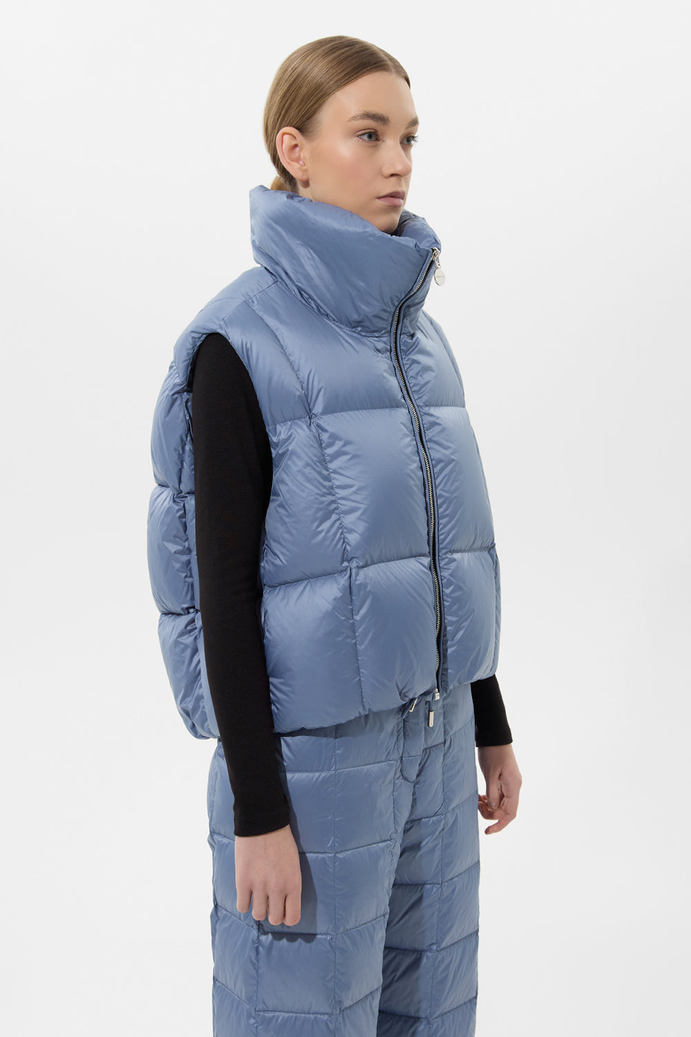 ZIP VEST LEON COPEN BLUE