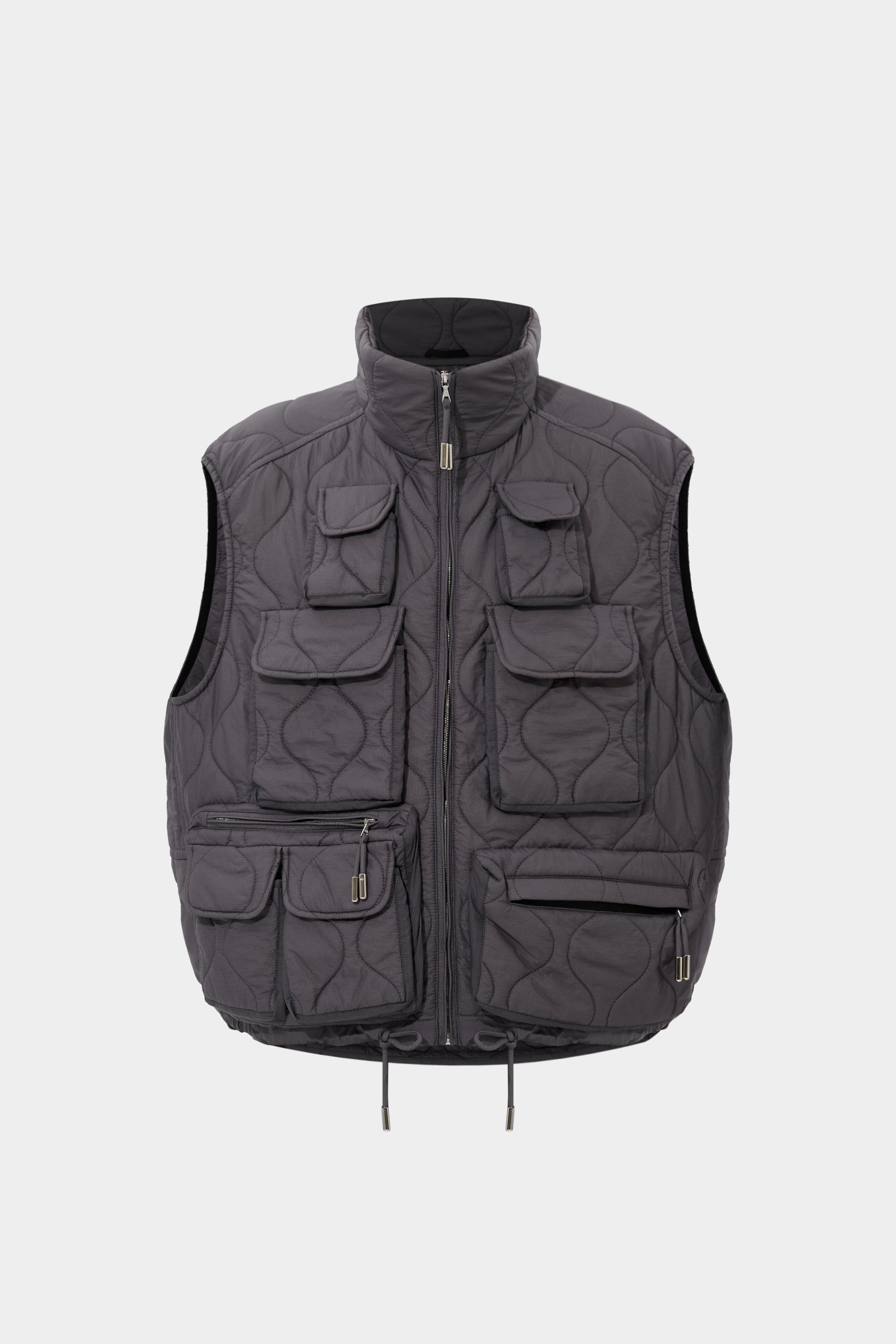 Fisherman Vest Ketchup Grey