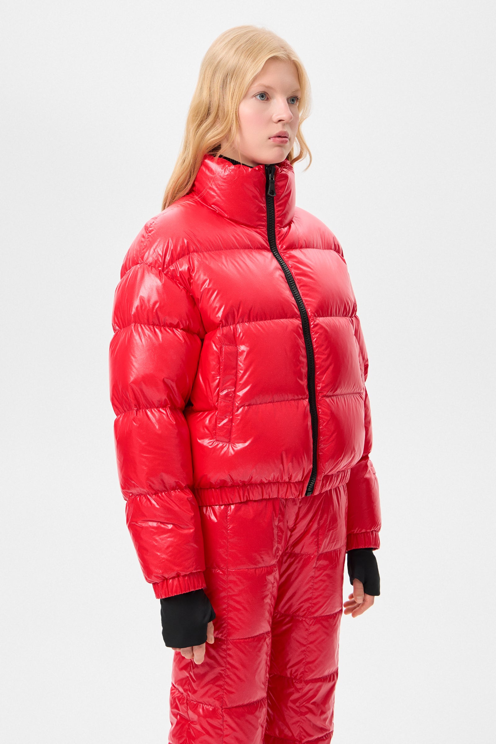 APRES SKI COOL JACKET GLITTER RED