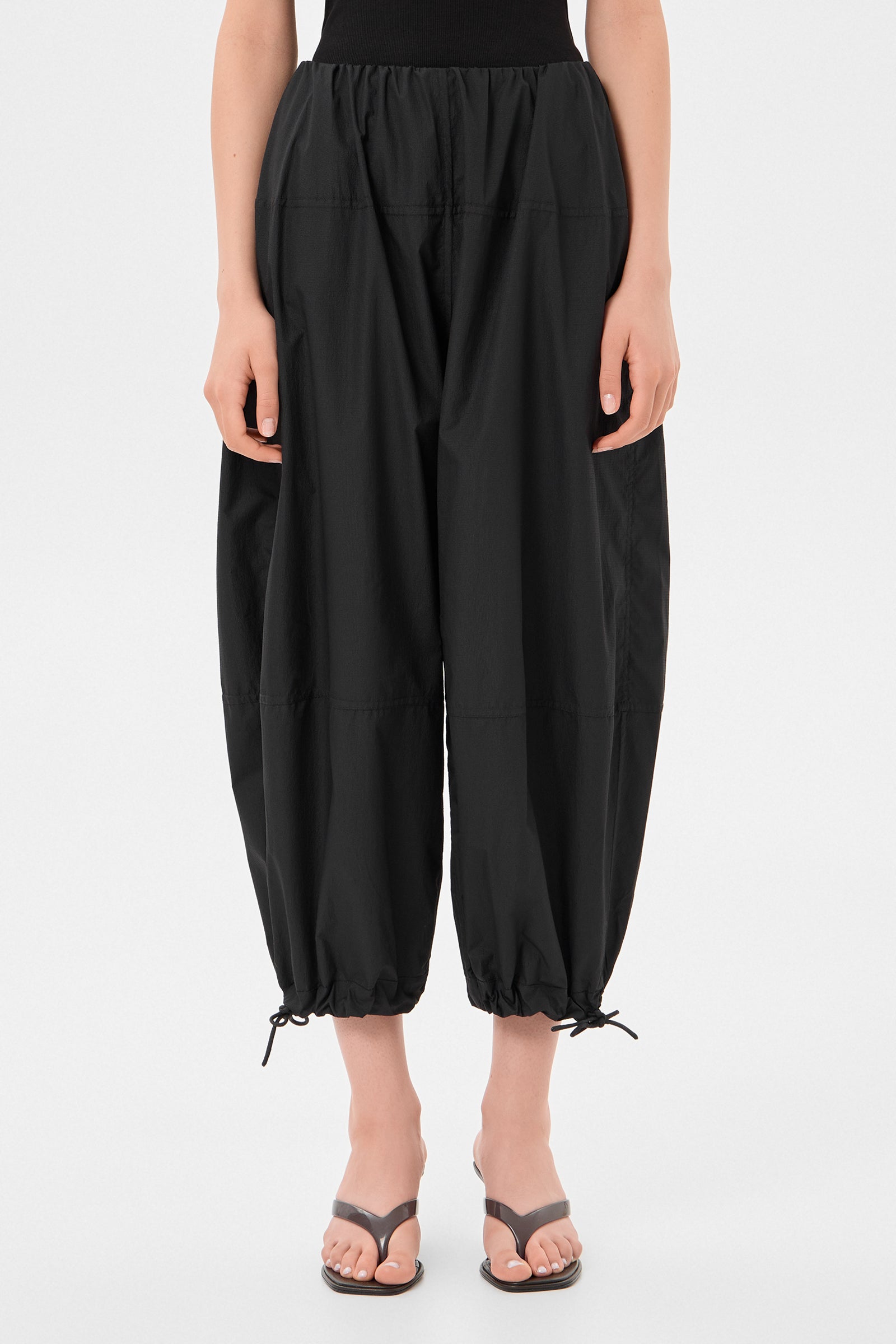 Light Ballon Pants Ketchup Black