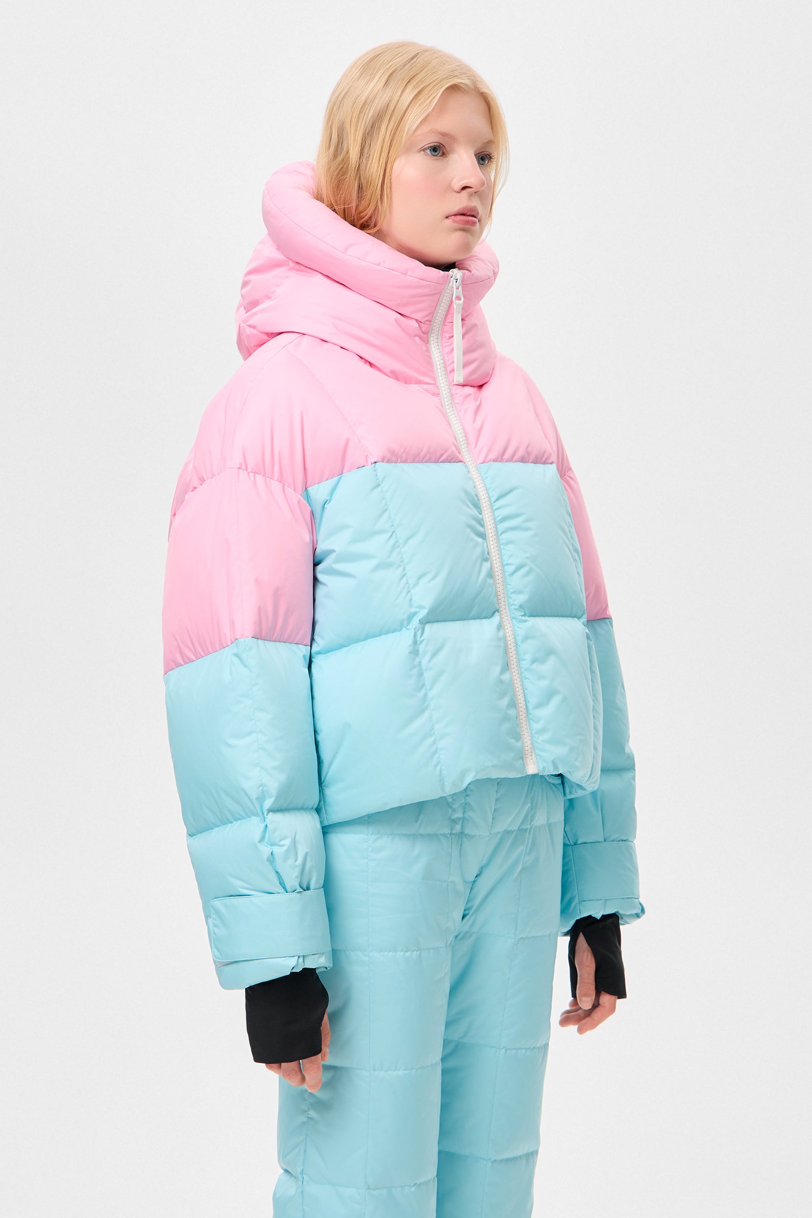 DOUBLE APRES SKI WENDY JACKET TEC PINK + AQUA