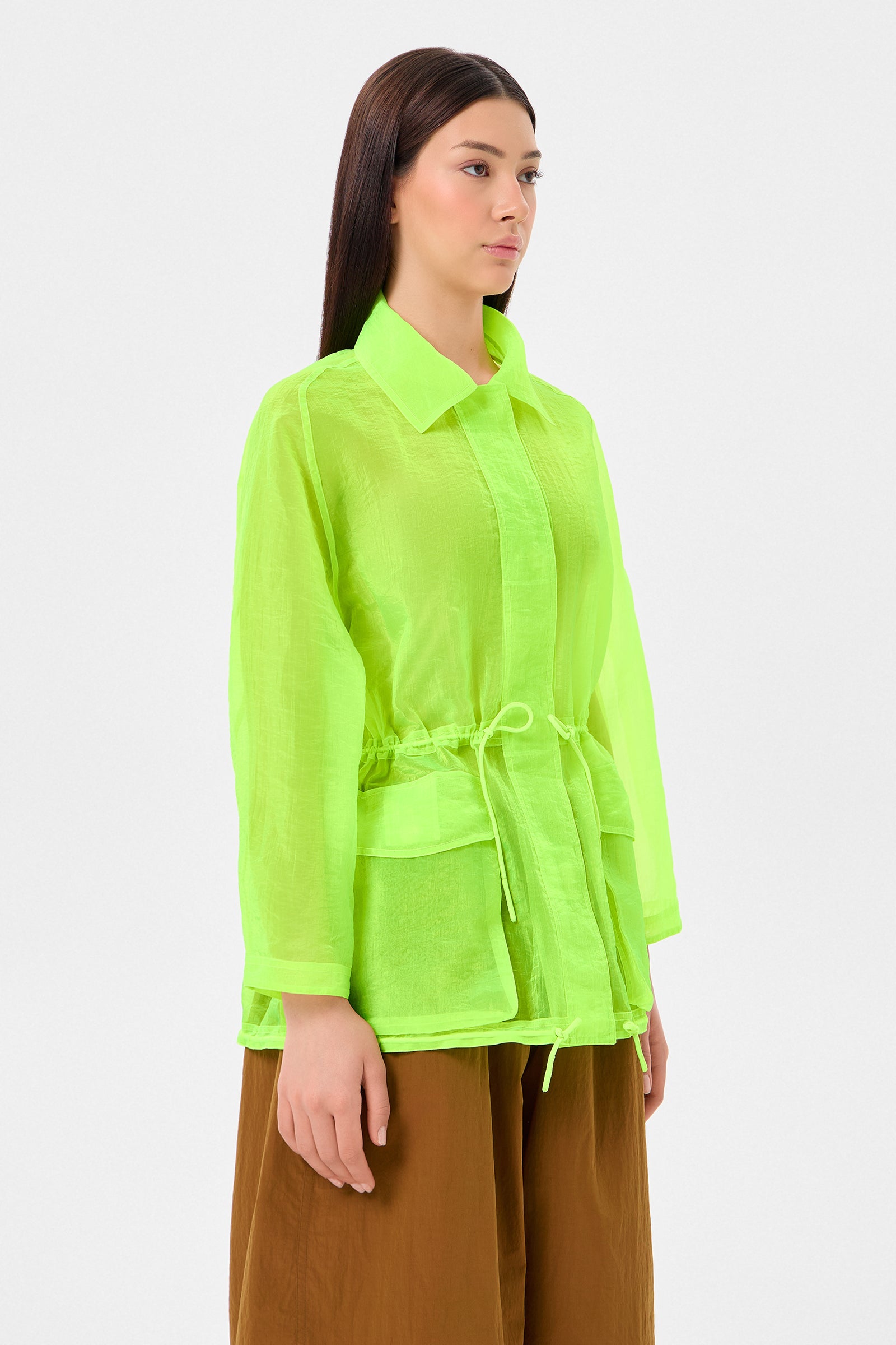 Cap Jacket Neon Yellow