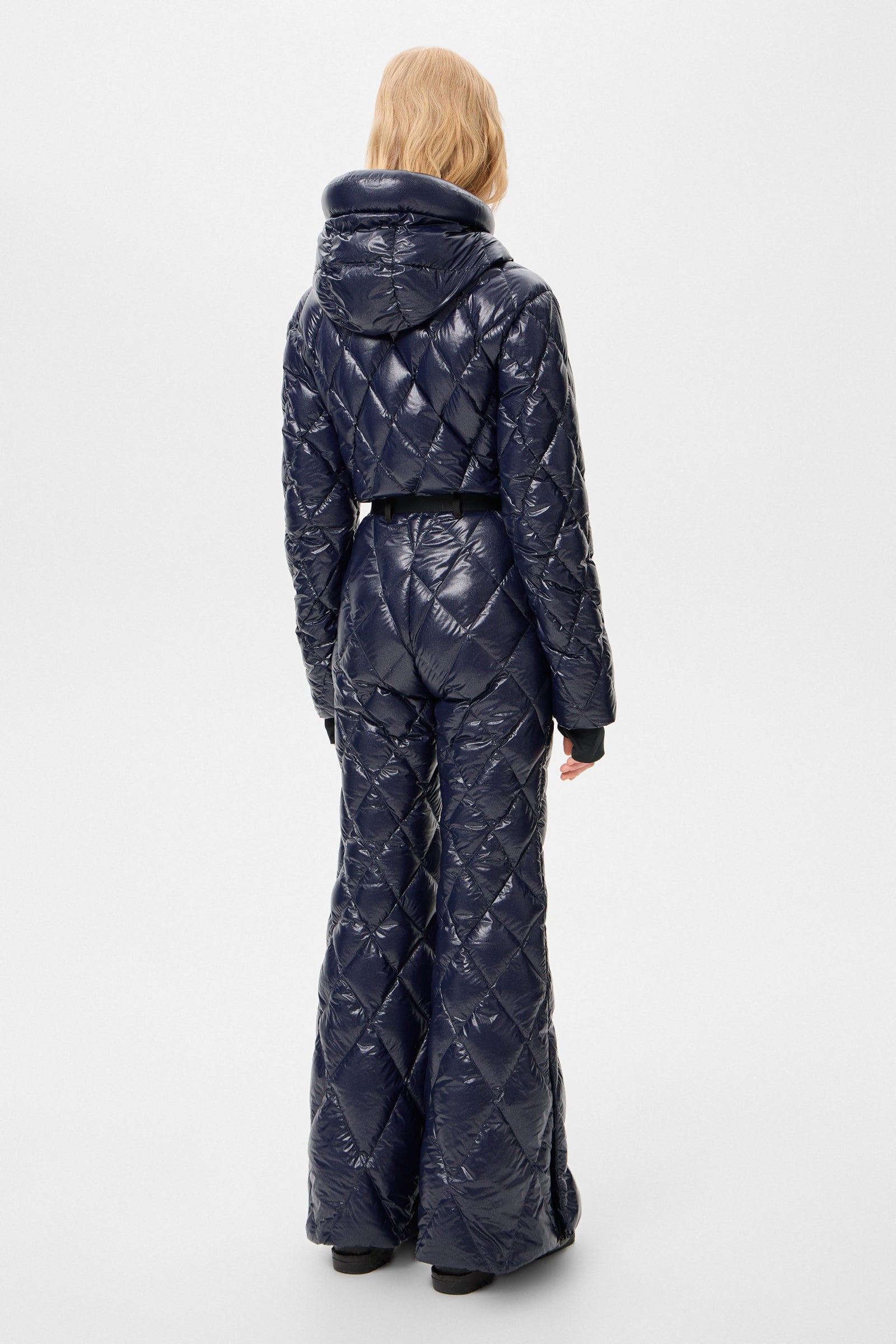 APRES SKI OVERALL GLITTER NAVY