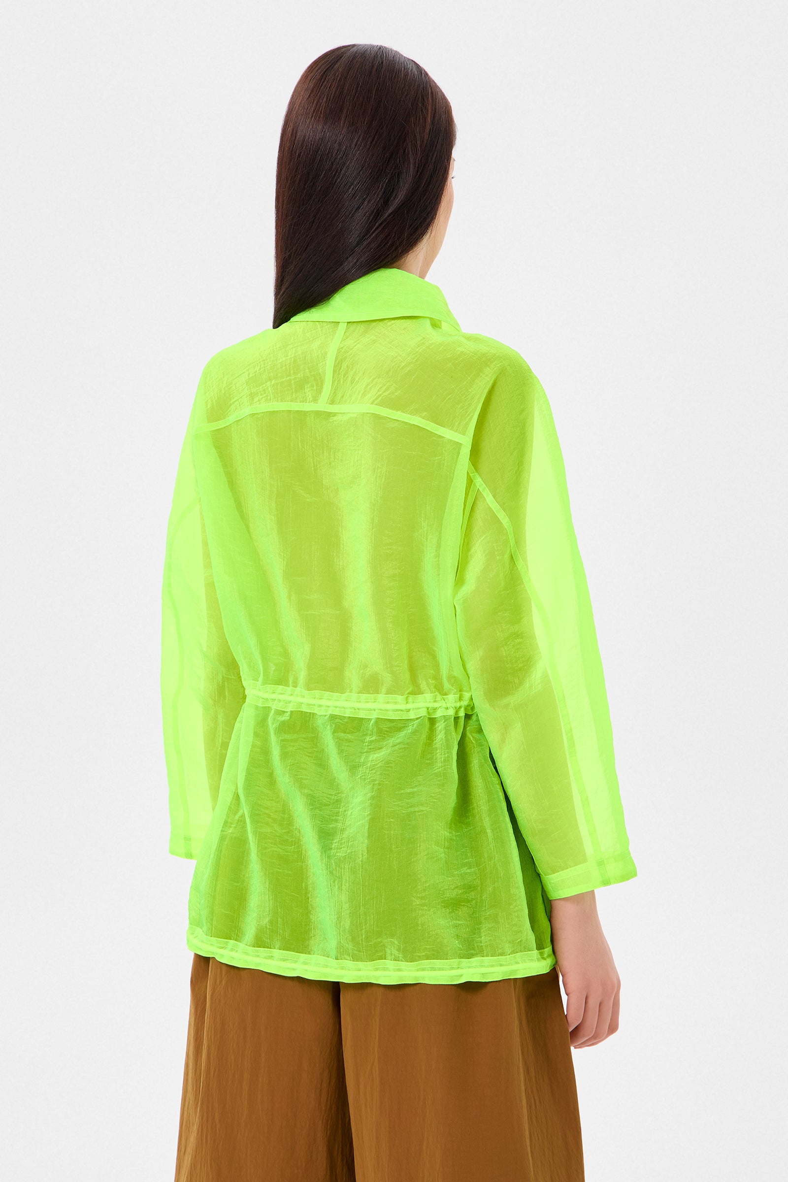 Cap Jacket Neon Yellow