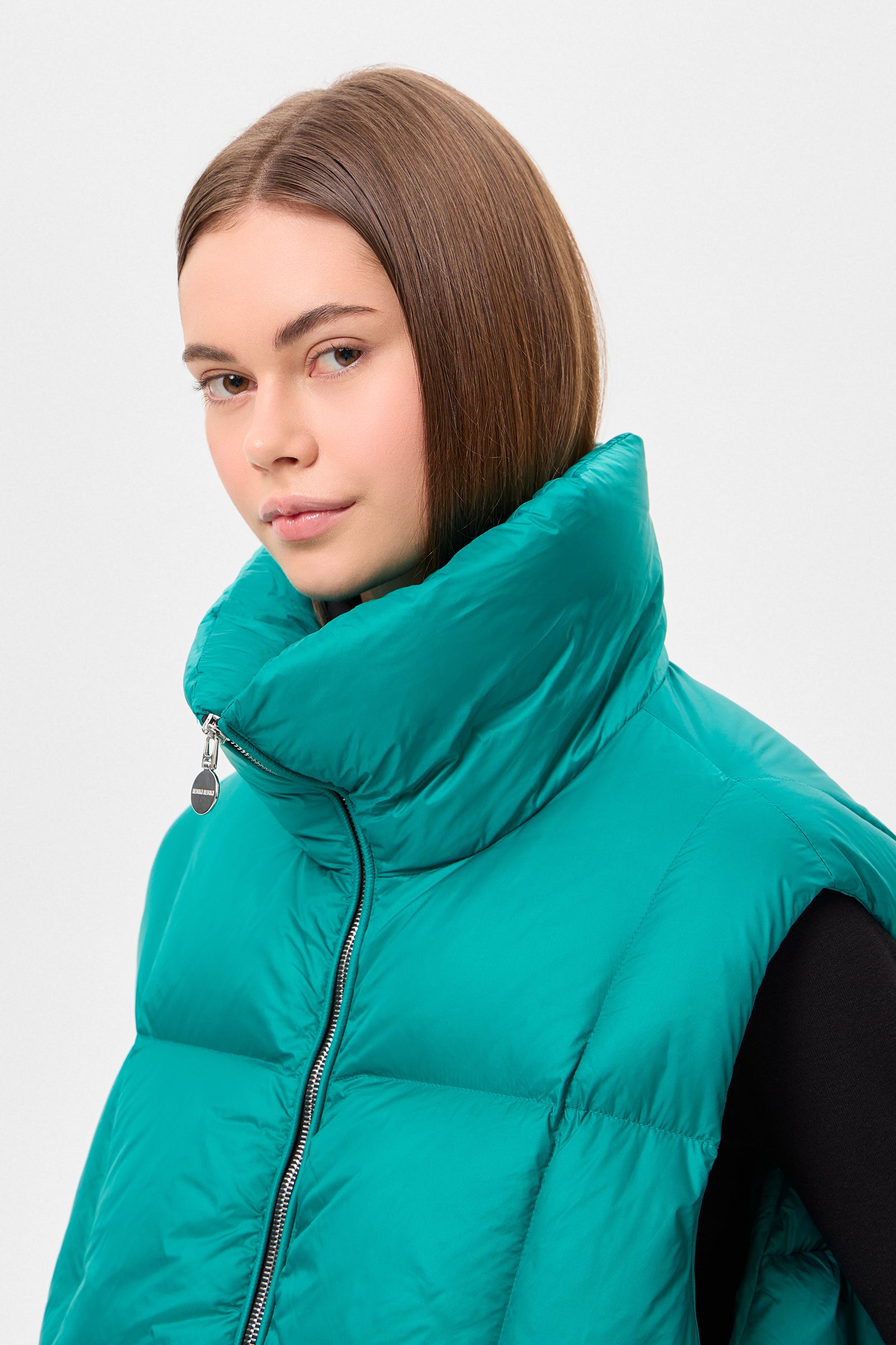 ZIP VEST LEON GREEN