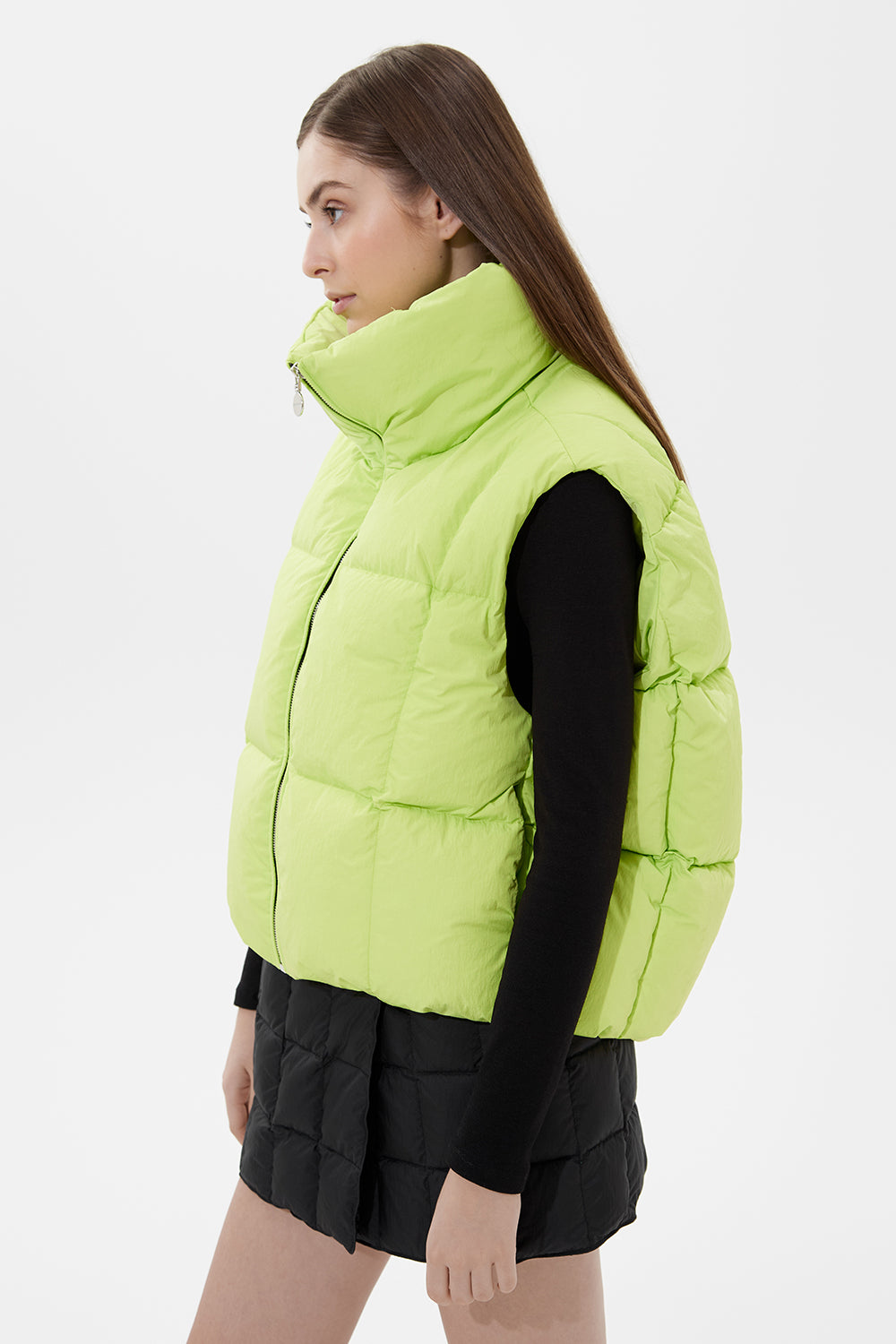 Zip Vest Ennio Green