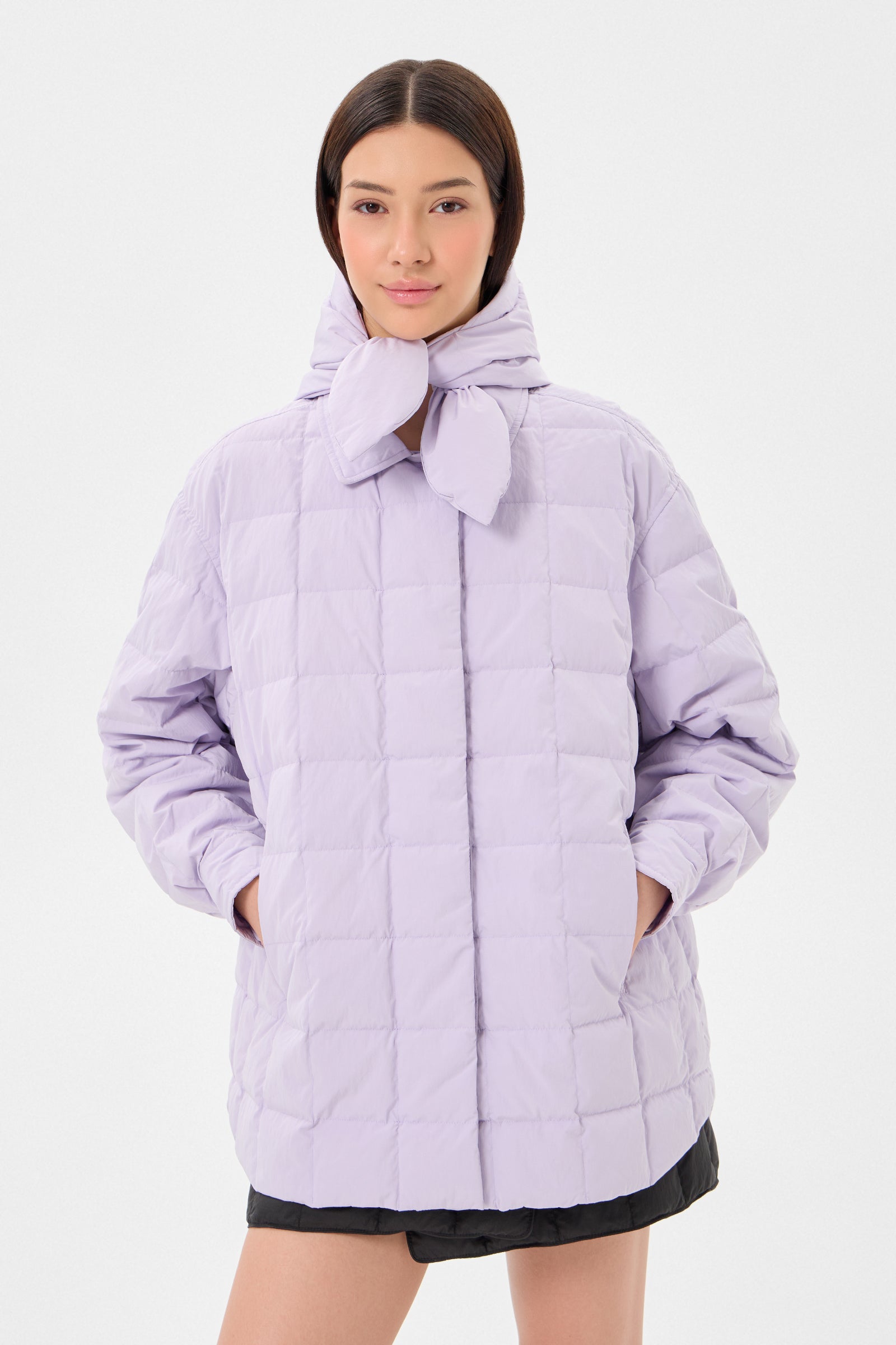 HUSTKA HOOD ENNIO LILAC