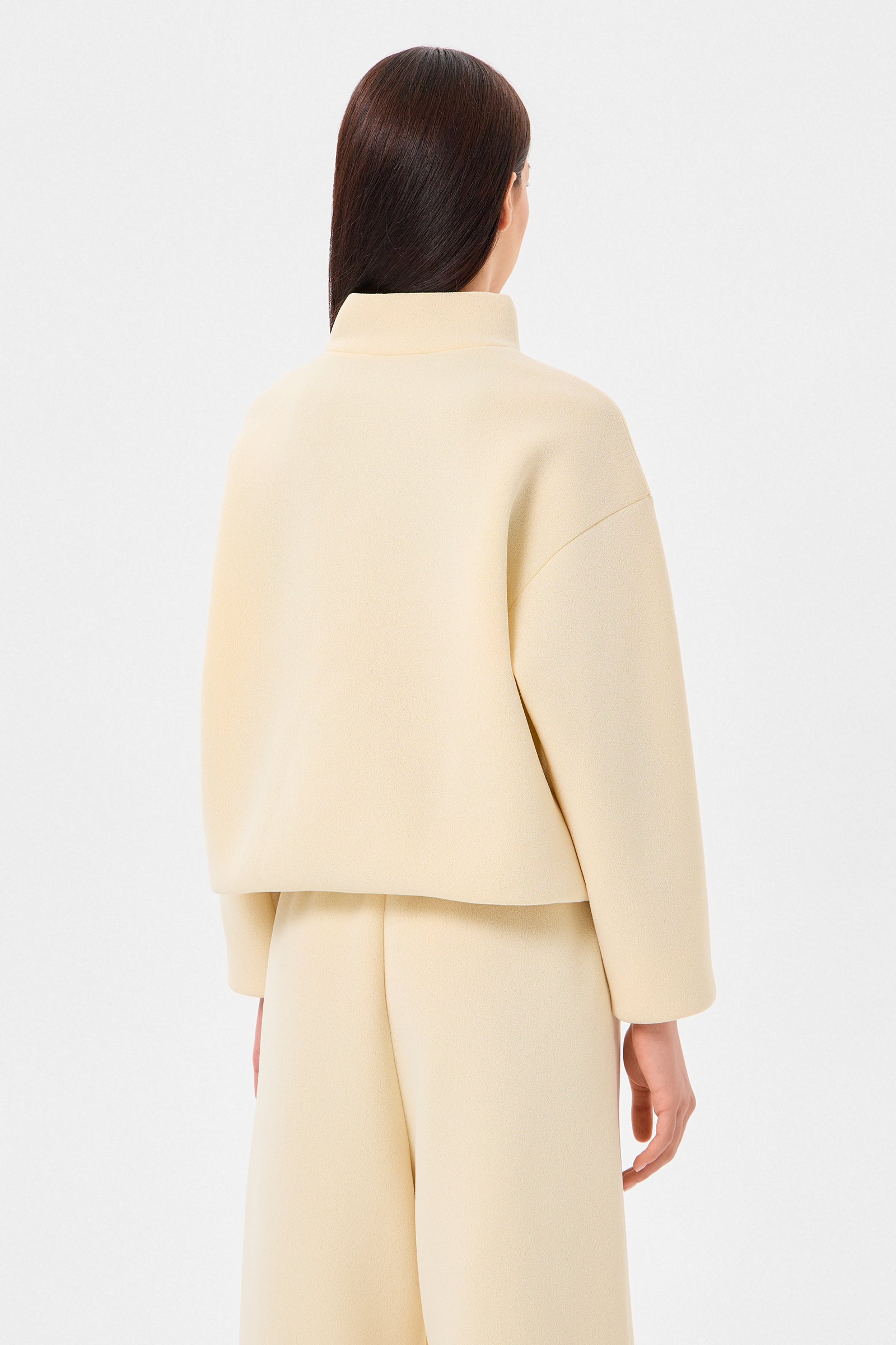 Rocky Half Zip Foam Beige