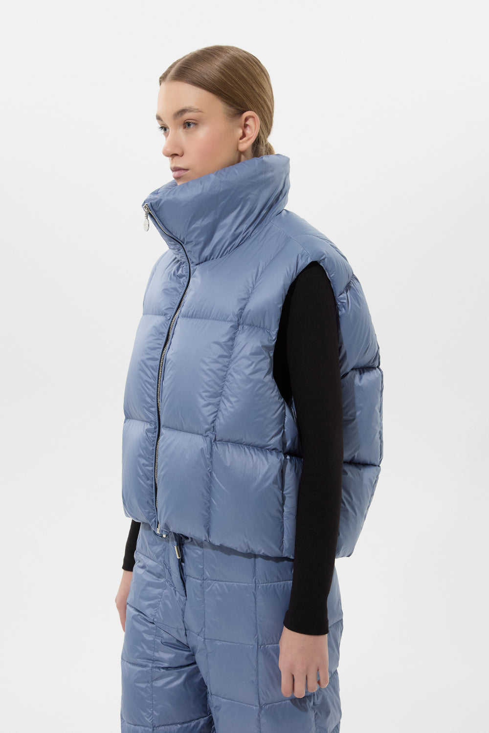 ZIP VEST LEON COPEN BLUE