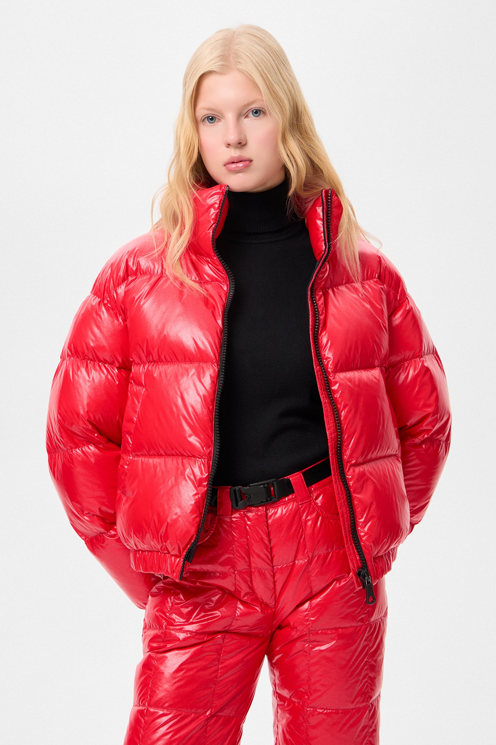 APRES SKI COOL JACKET GLITTER RED