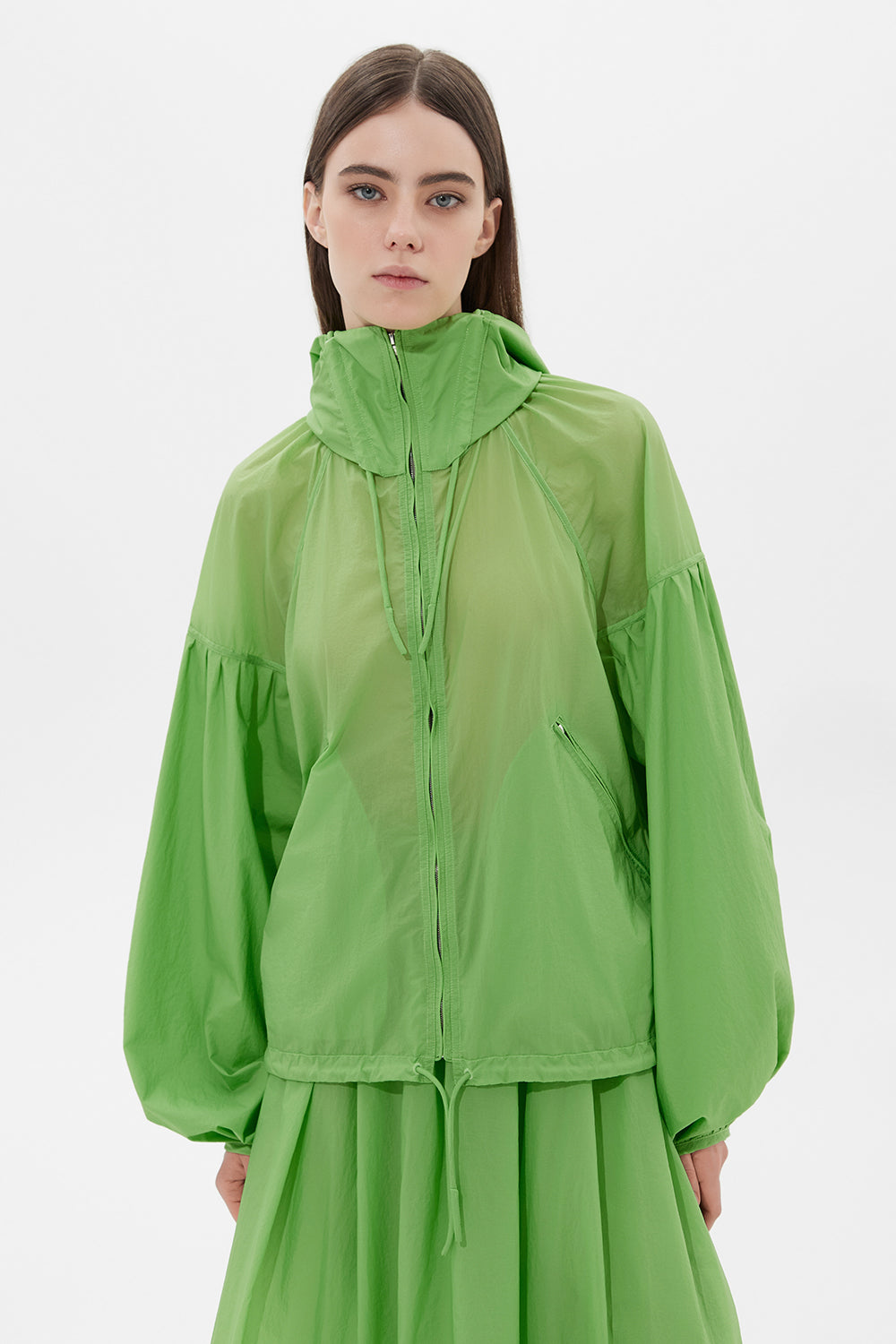 Balloon Jacket Micro Lime