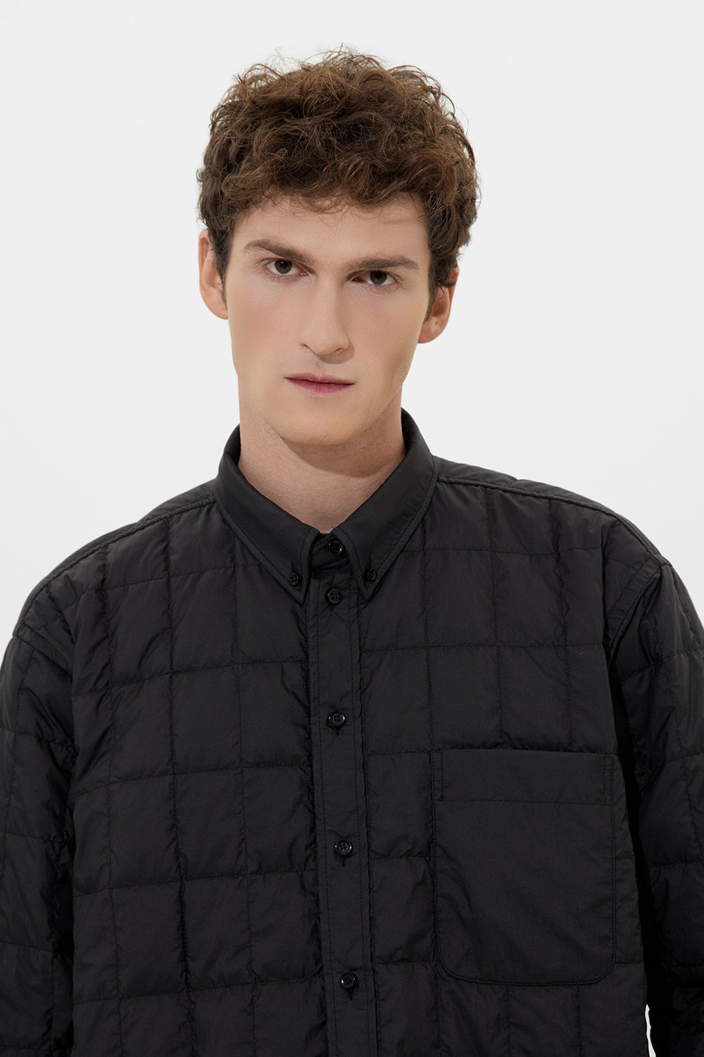 KALIK SHIRT MAN MICRO BLACK