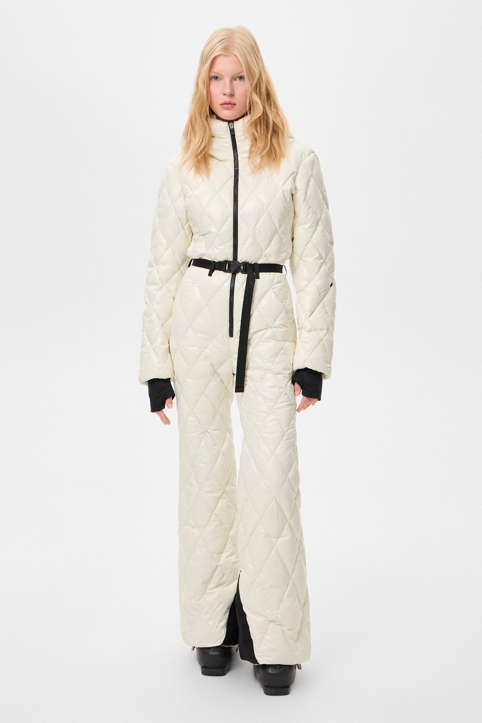 APRES SKI OVERALL GLITTER WHITE